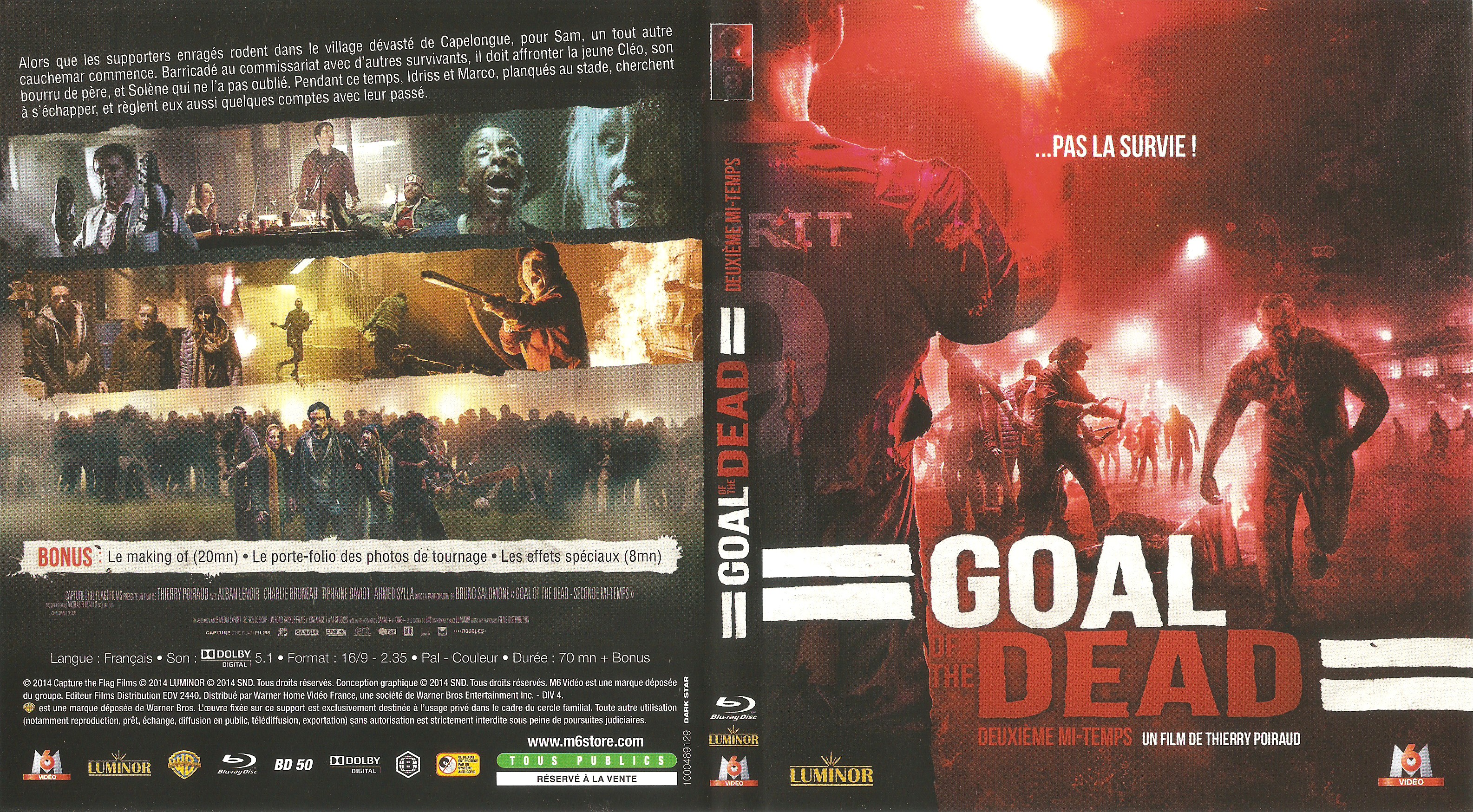 Jaquette DVD Goal of the dead Seconde mi-temps (BLU-RAY)