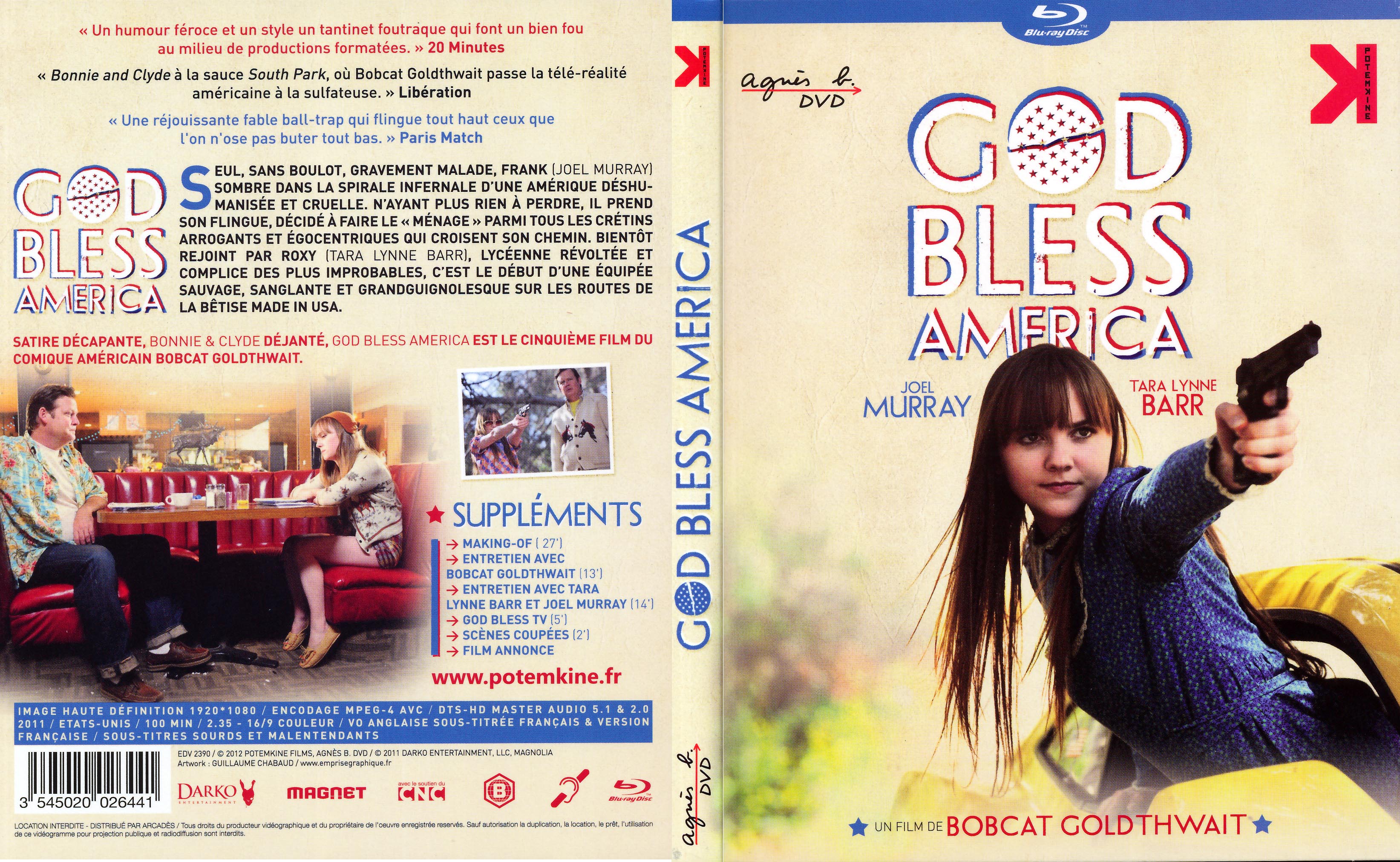 Jaquette DVD God Bless America (BLU-RAY)