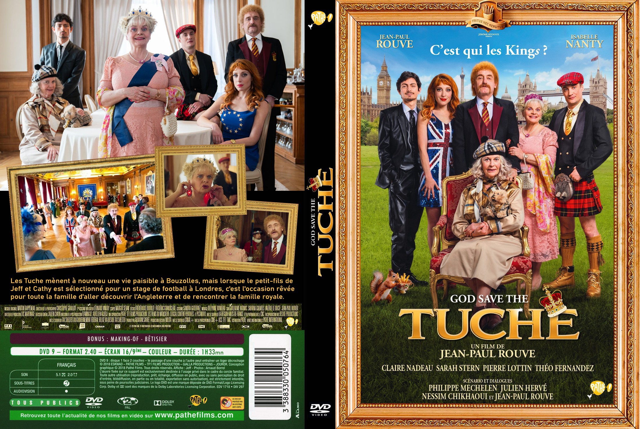 Jaquette DVD God Save the Tuche custom
