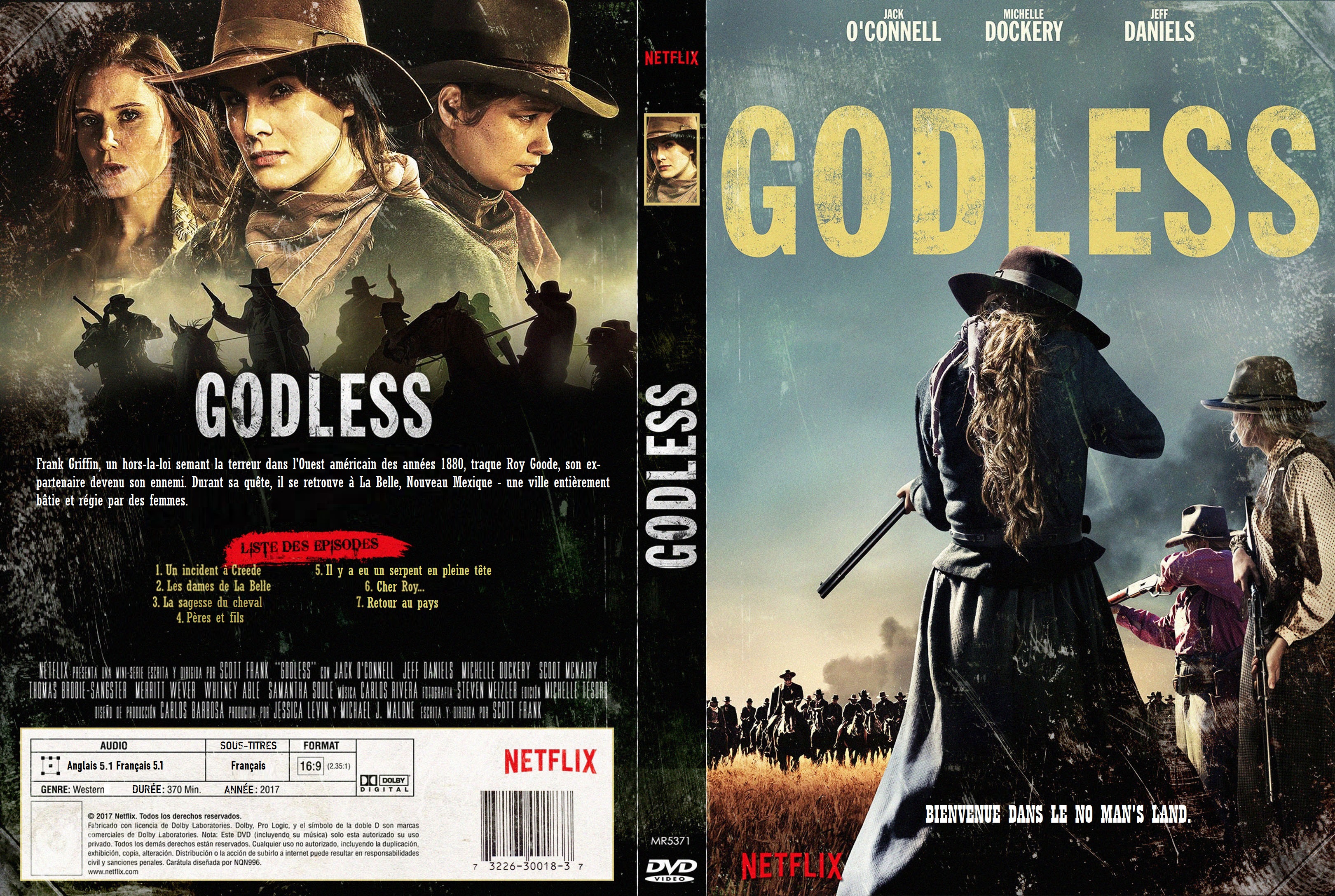 Jaquette DVD Godless saison 1 custom