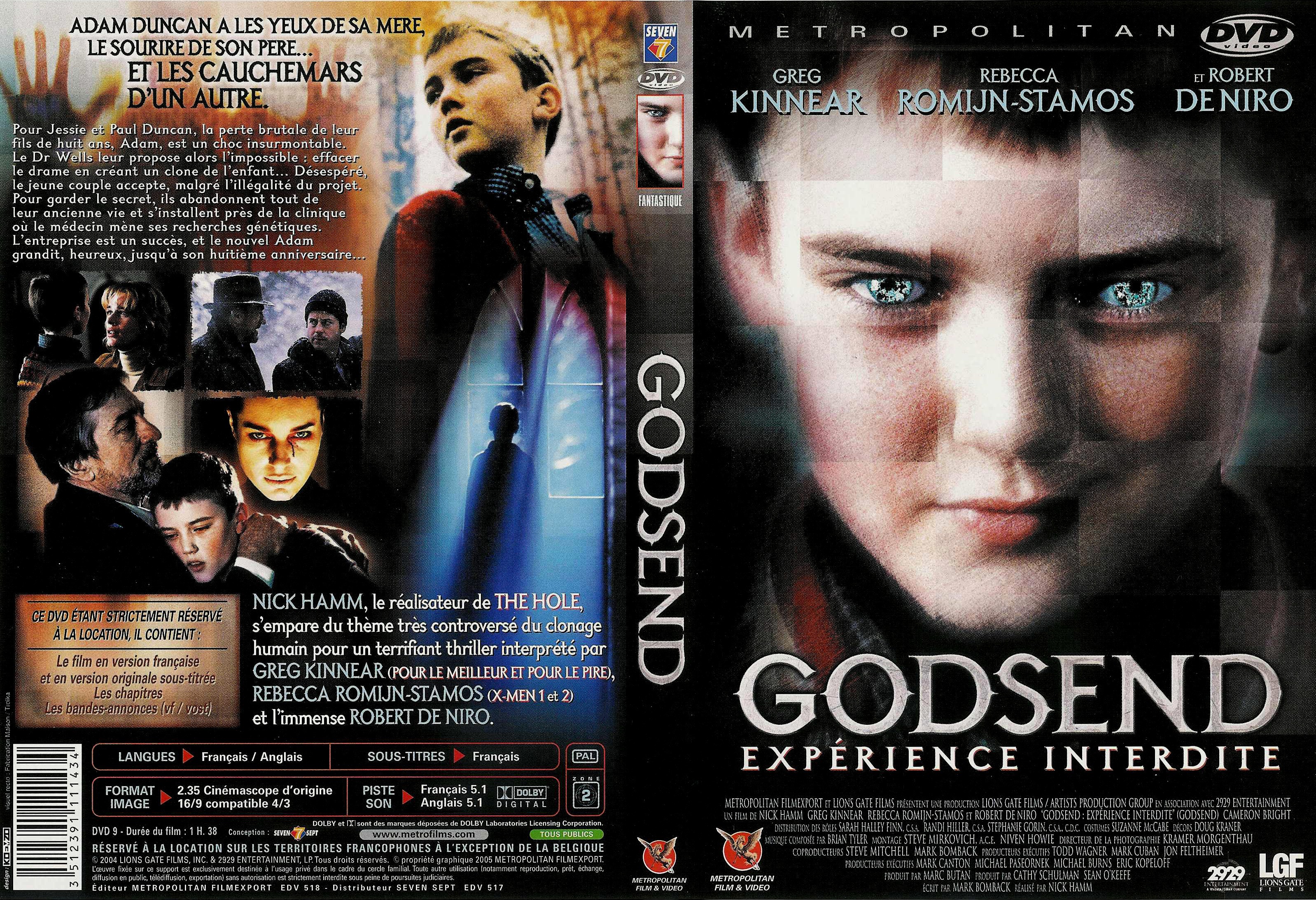 Jaquette DVD Godsend v2