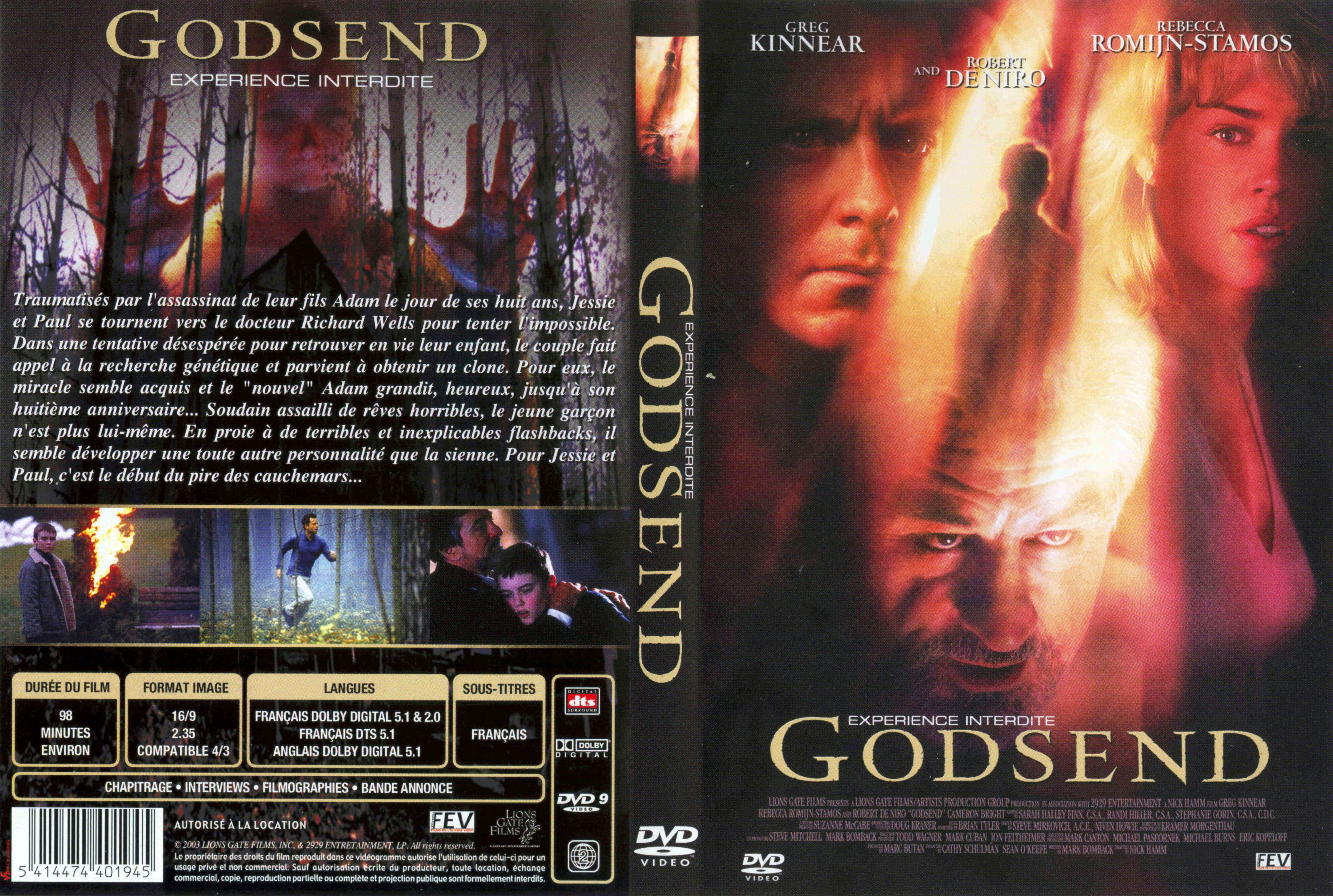 Jaquette DVD Godsend v3