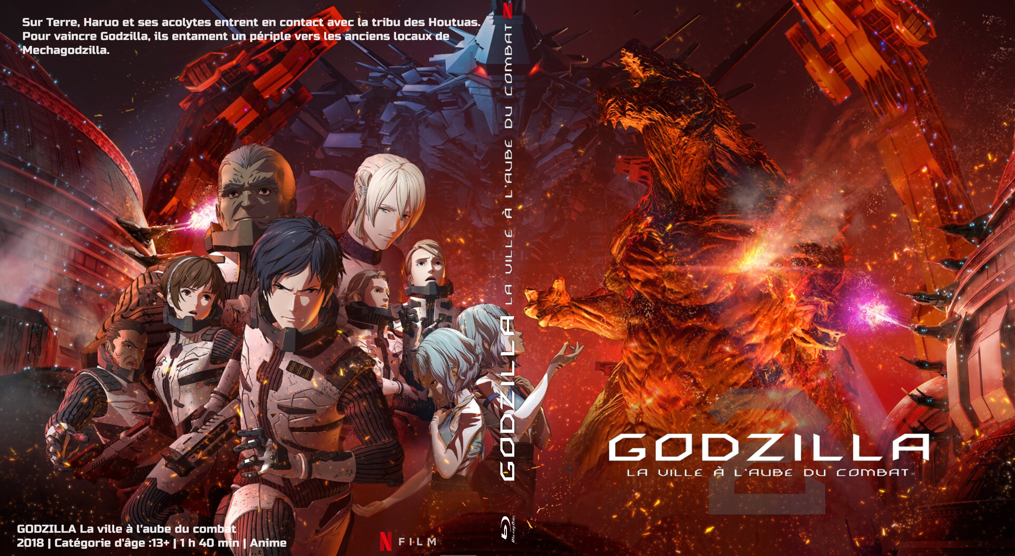 Jaquette DVD Godzilla 2 la ville  l