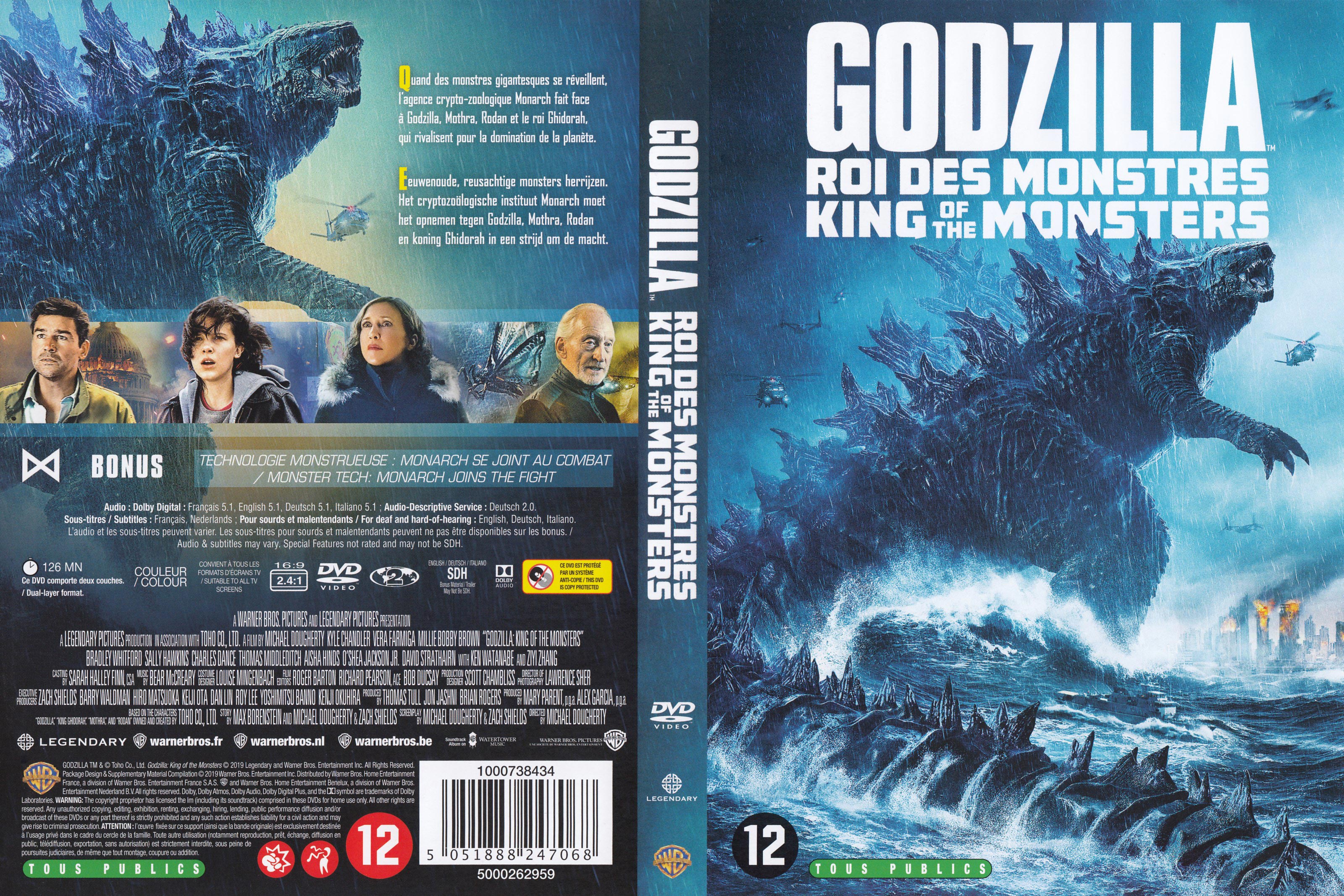 Jaquette DVD Godzilla II Roi des Monstres