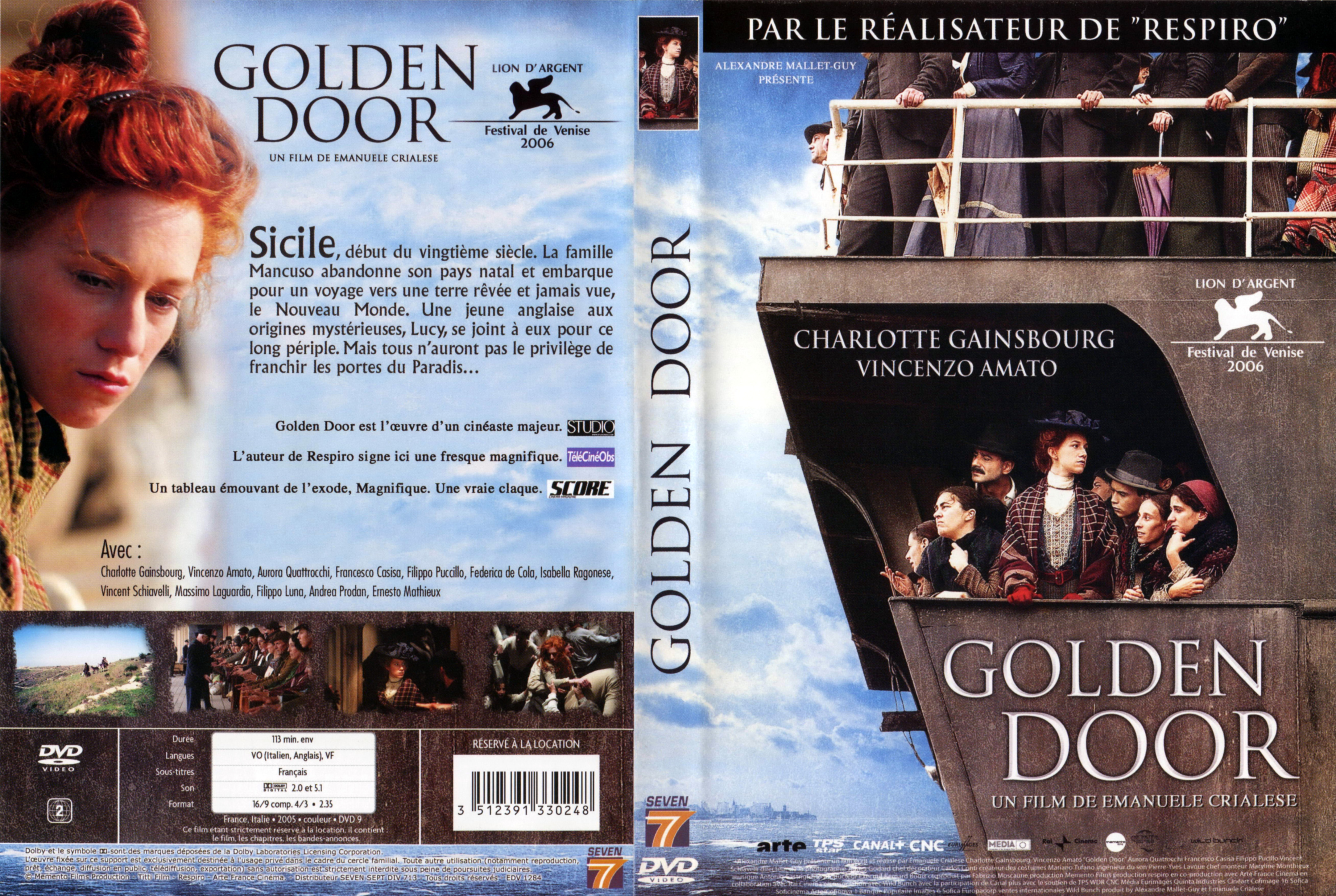 Jaquette DVD Golden door v2