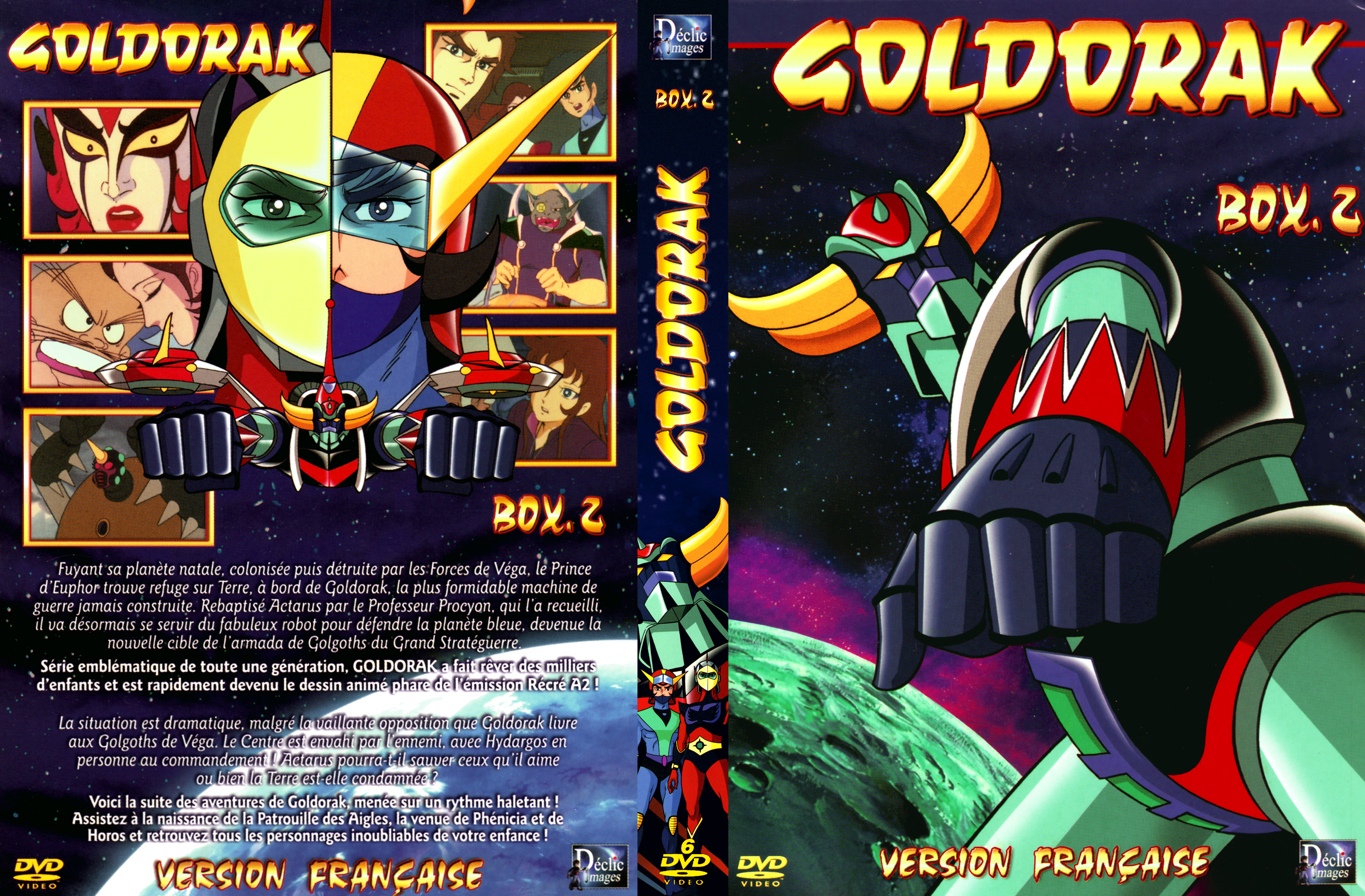 Jaquette DVD Goldorak Box 2