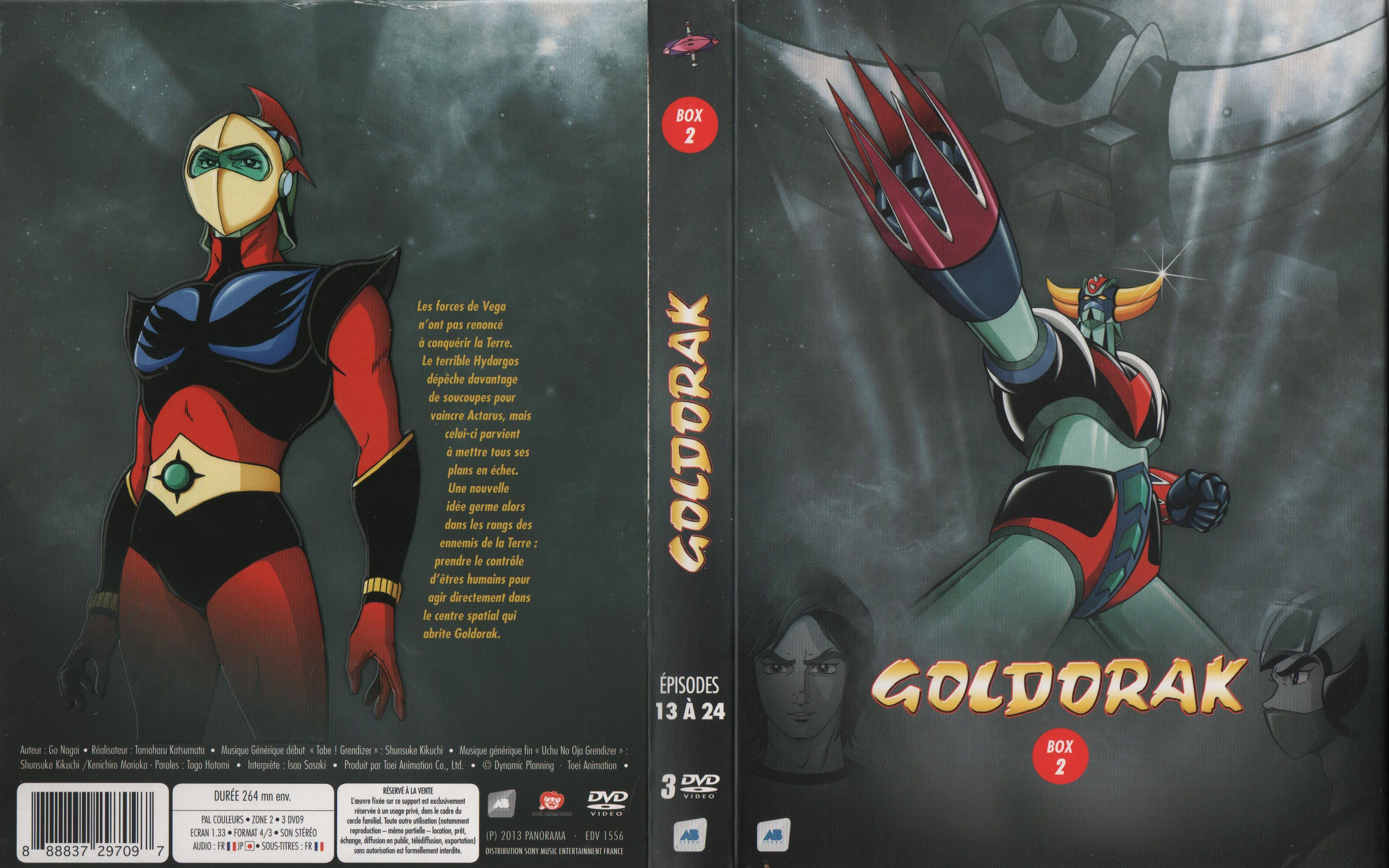 Jaquette DVD de Goldorak Box 3 - Cinéma Passion