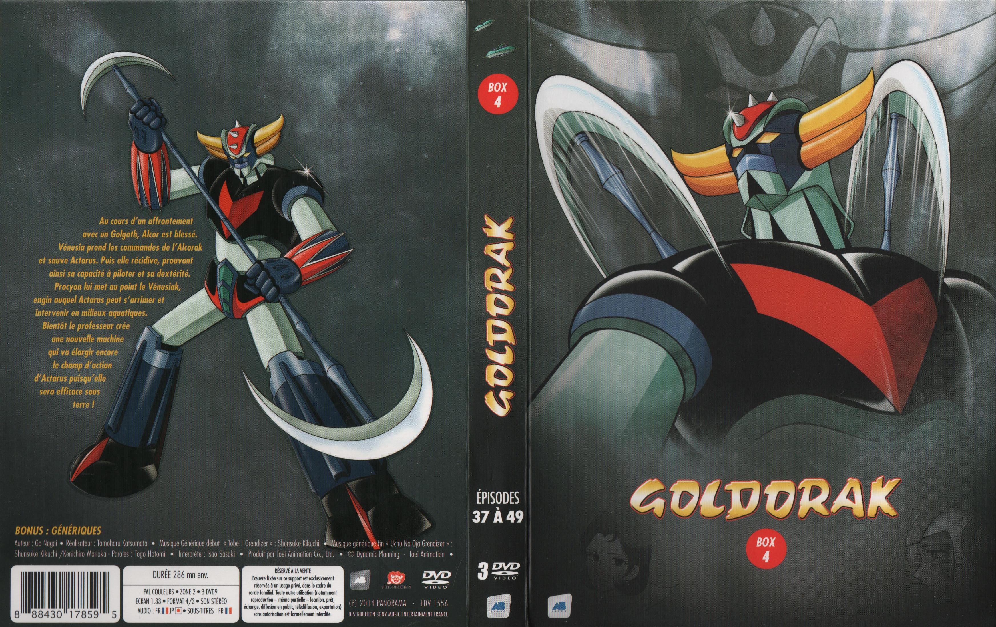 Jaquette DVD Goldorak Box 4 v2