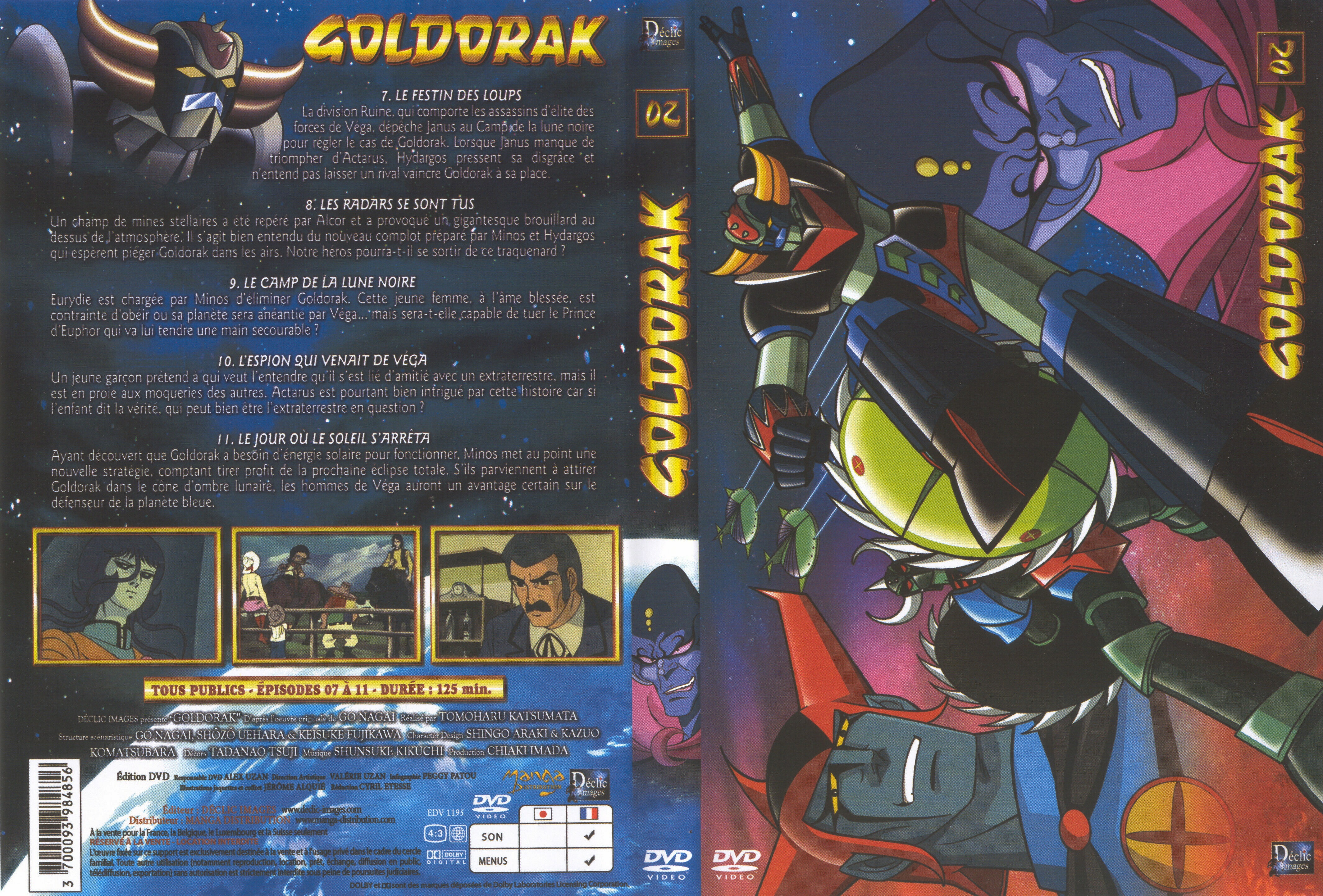 Jaquette DVD Goldorak vol 02