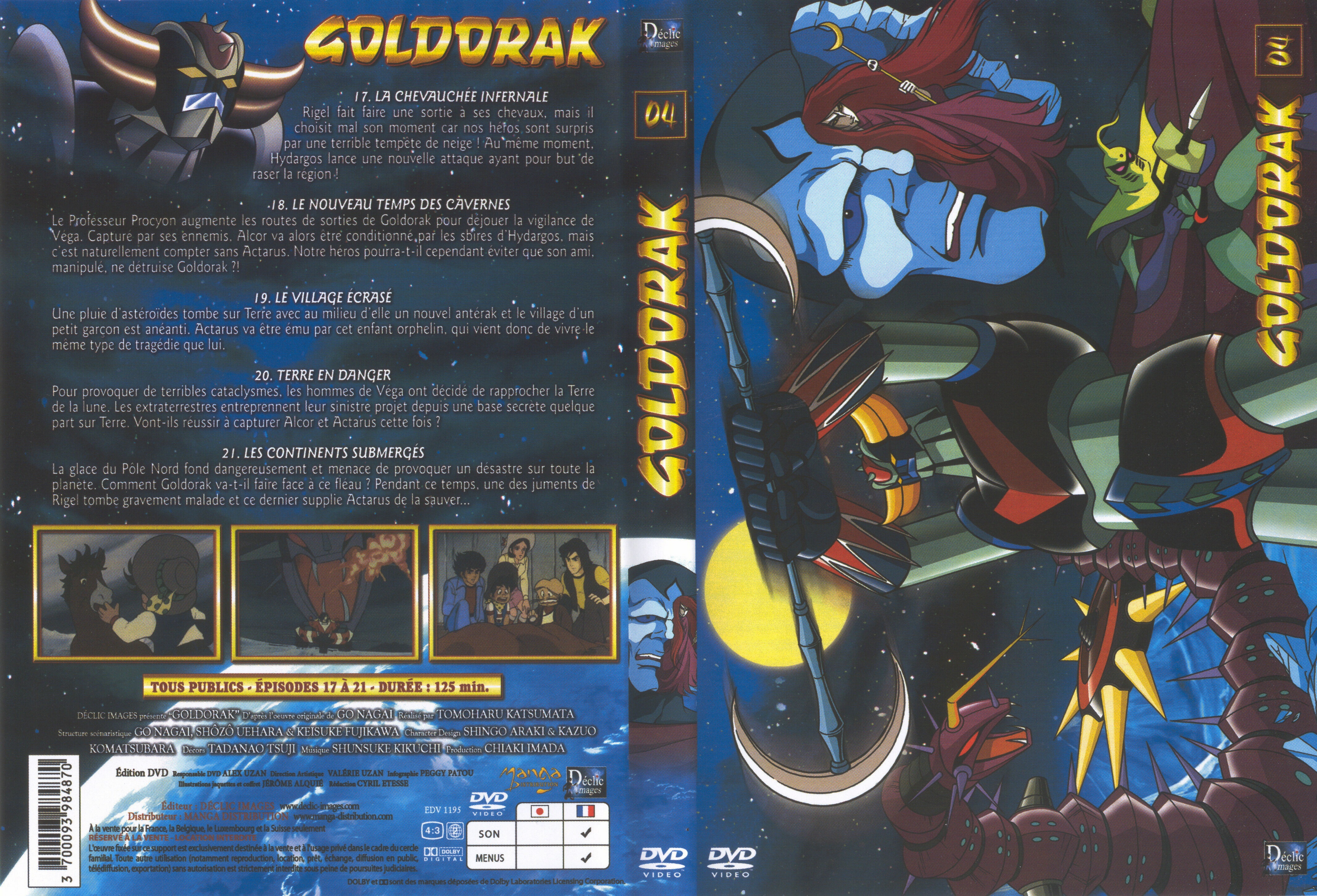 Jaquette DVD Goldorak vol 04
