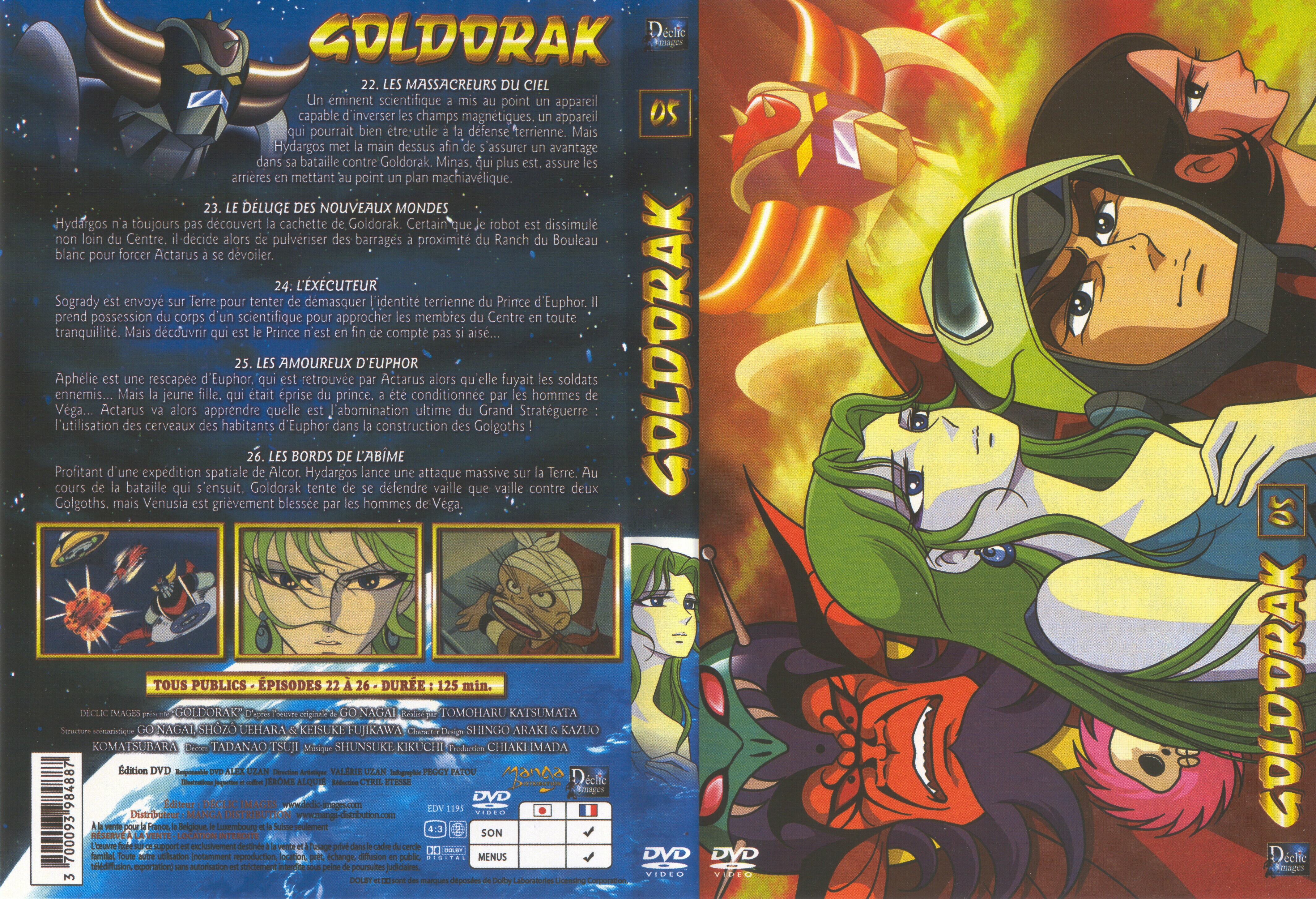 Jaquette DVD Goldorak vol 05