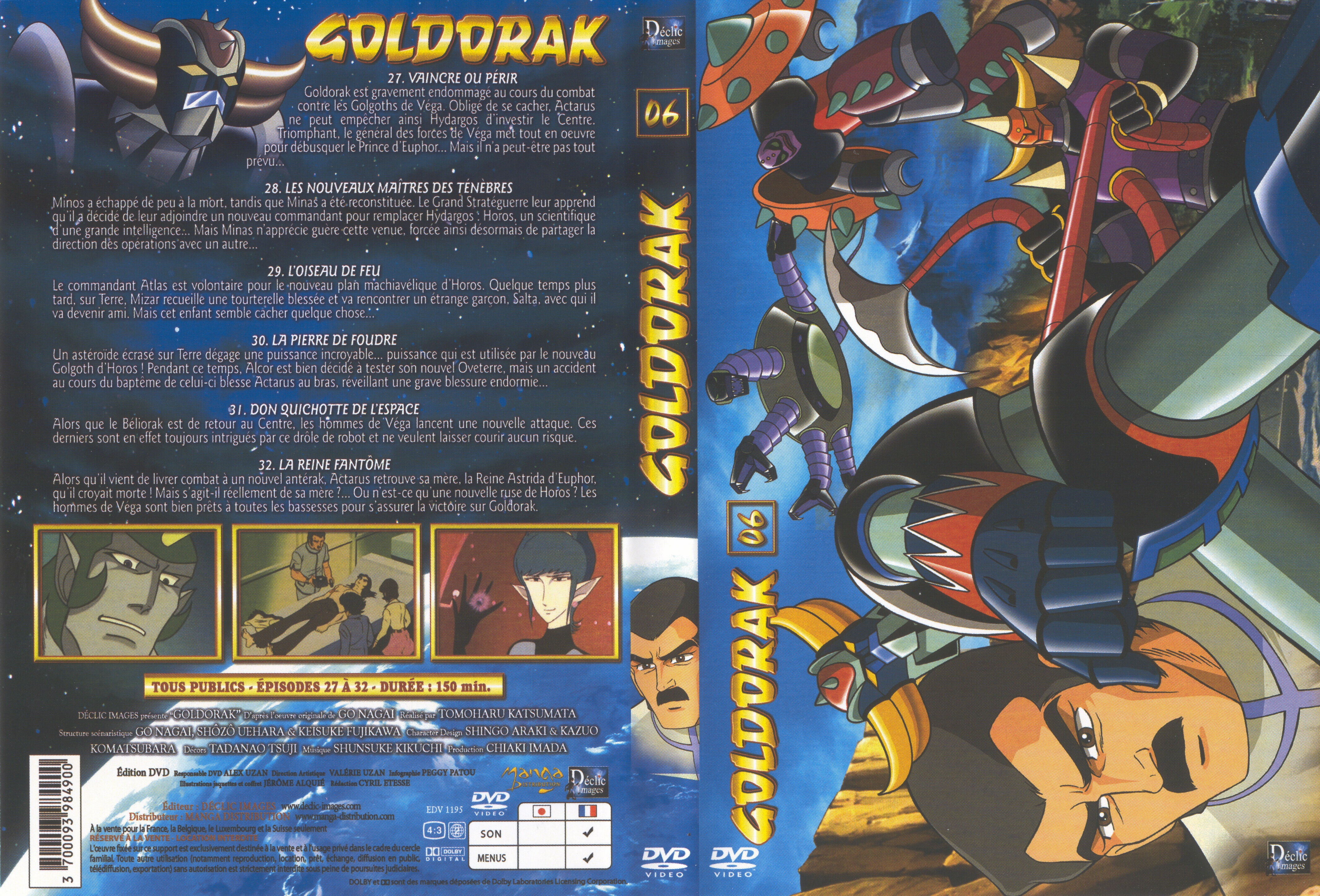 Jaquette DVD Goldorak vol 06