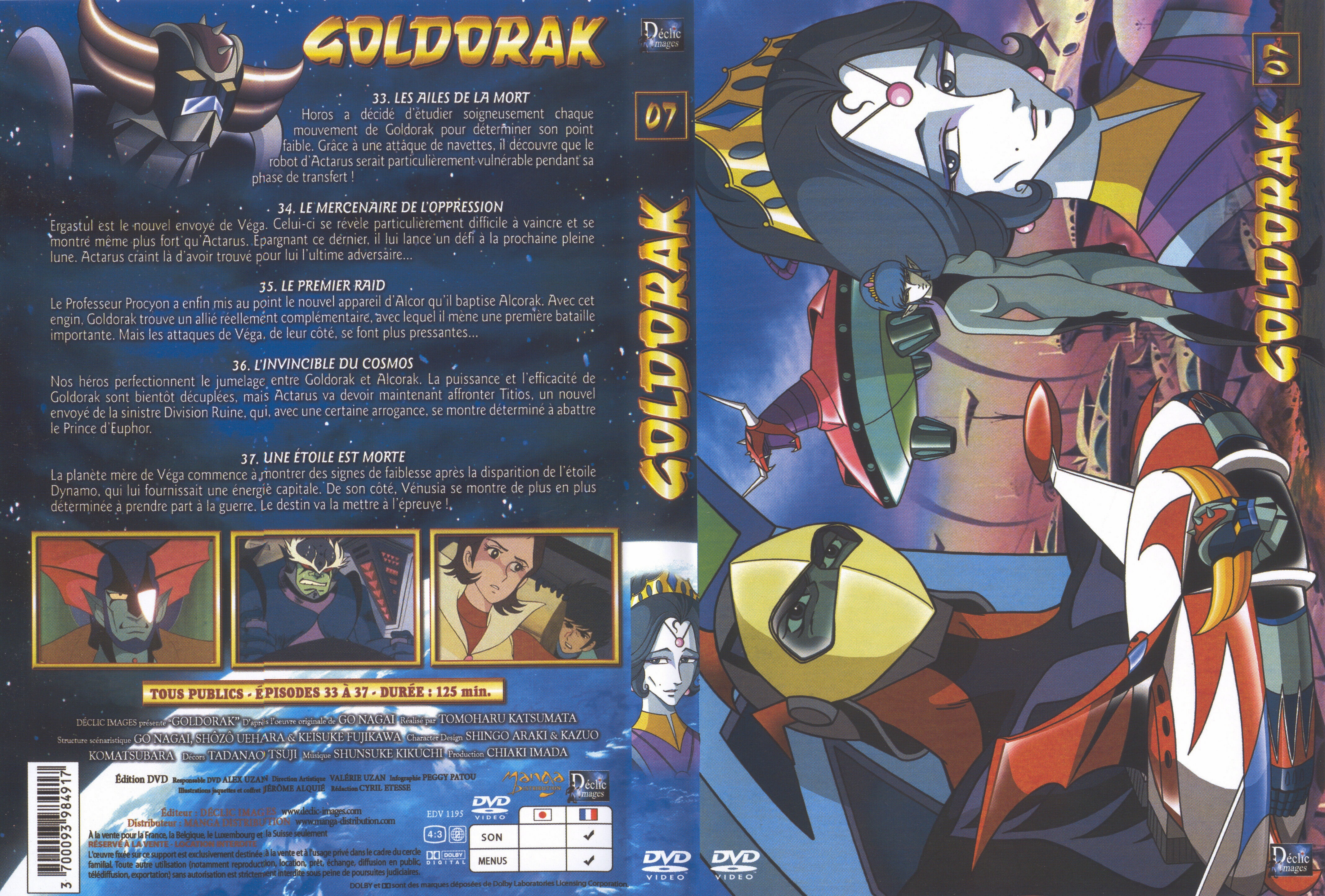 Jaquette DVD Goldorak vol 07