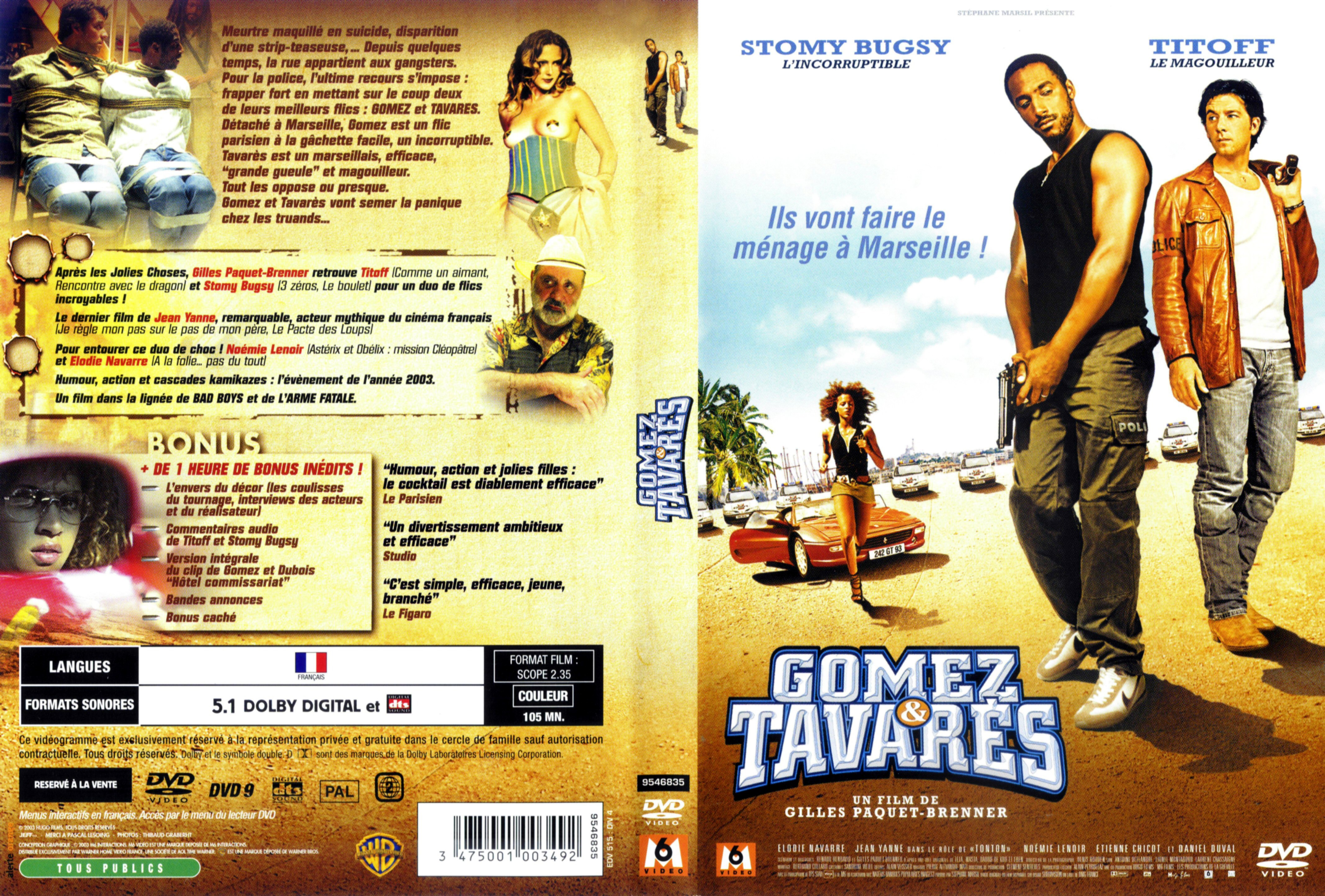 Jaquette DVD Gomez et Tavares