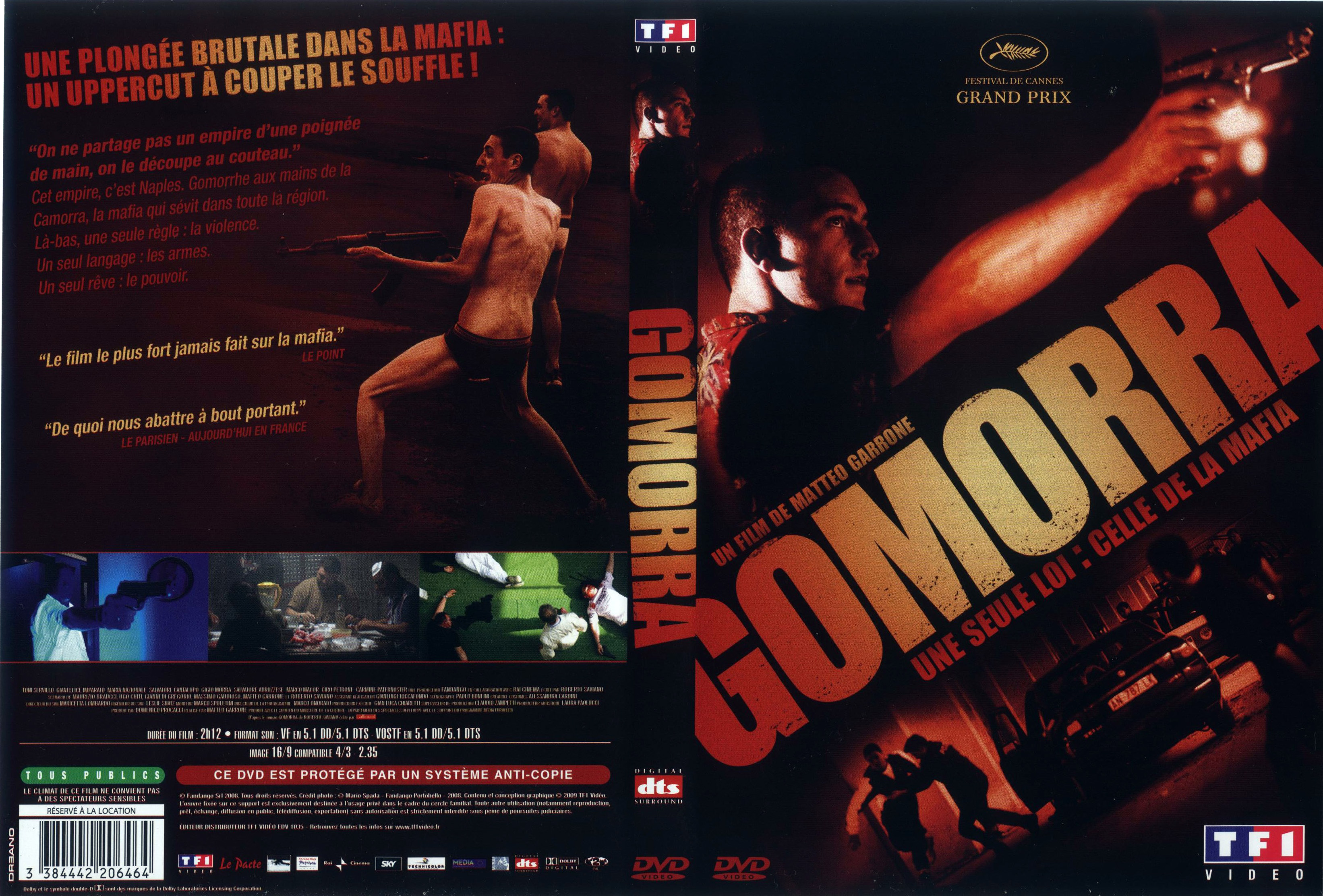 Jaquette DVD Gomorra