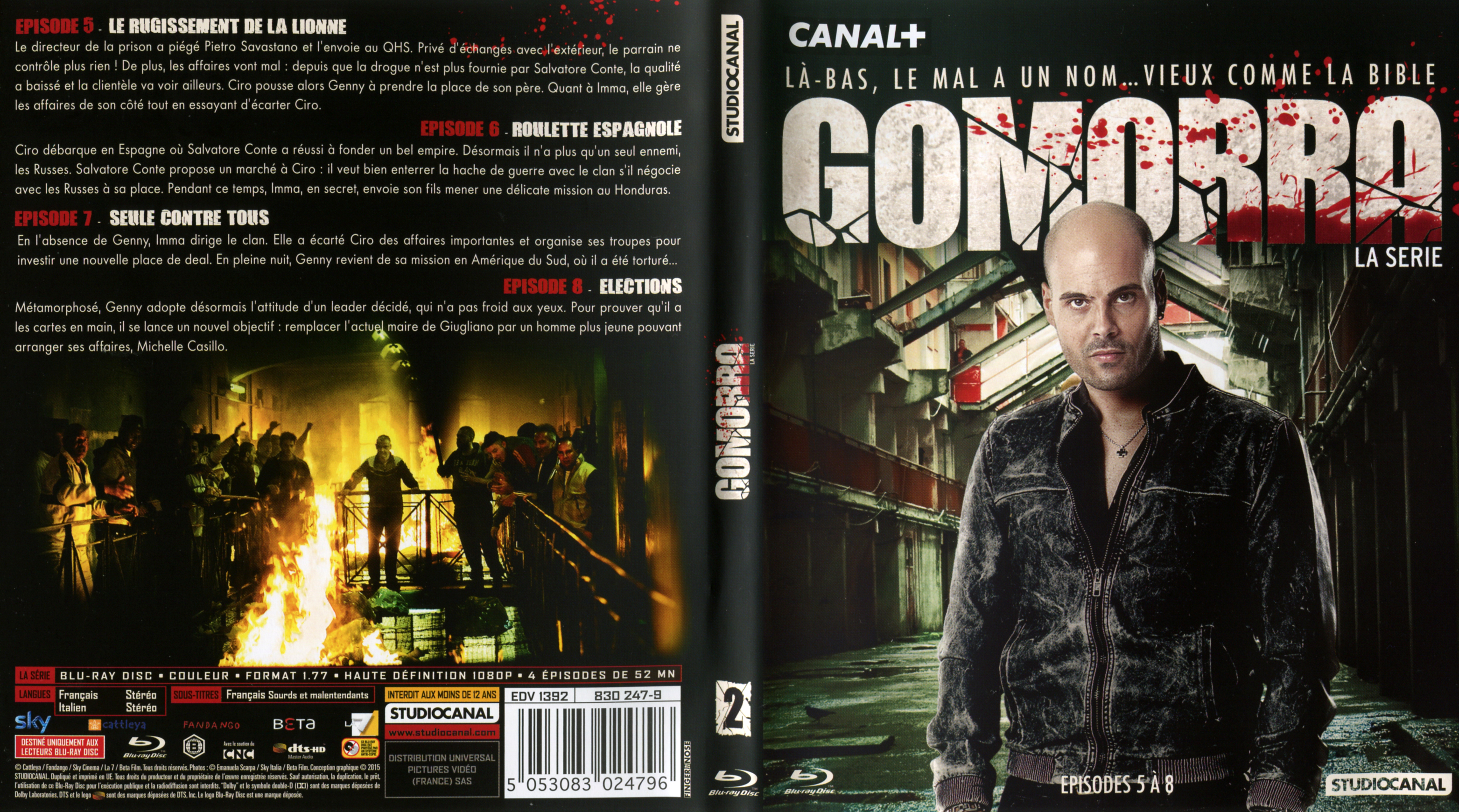 Jaquette DVD Gomorra la srie Ep 5-8 (BLU-RAY)