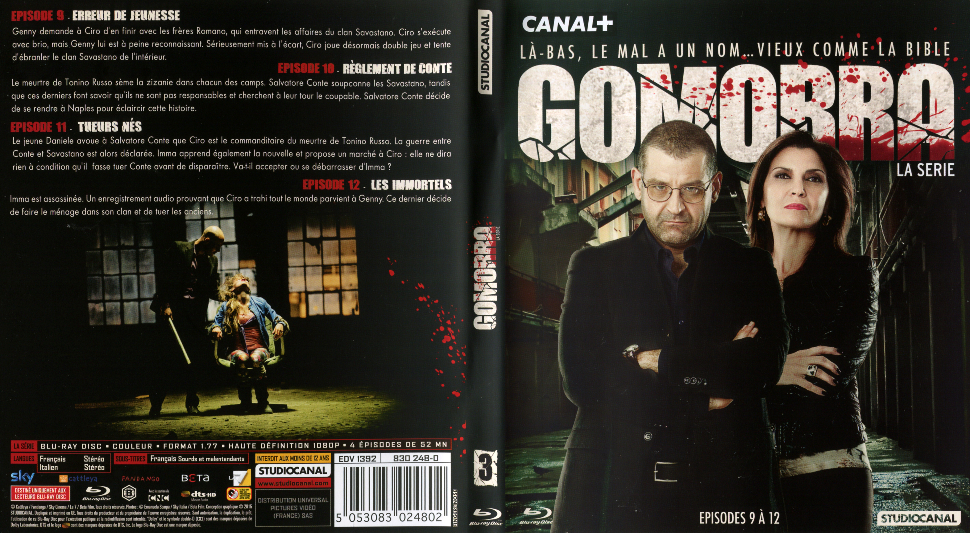 Jaquette DVD Gomorra la srie Ep 9-12 (BLU-RAY)