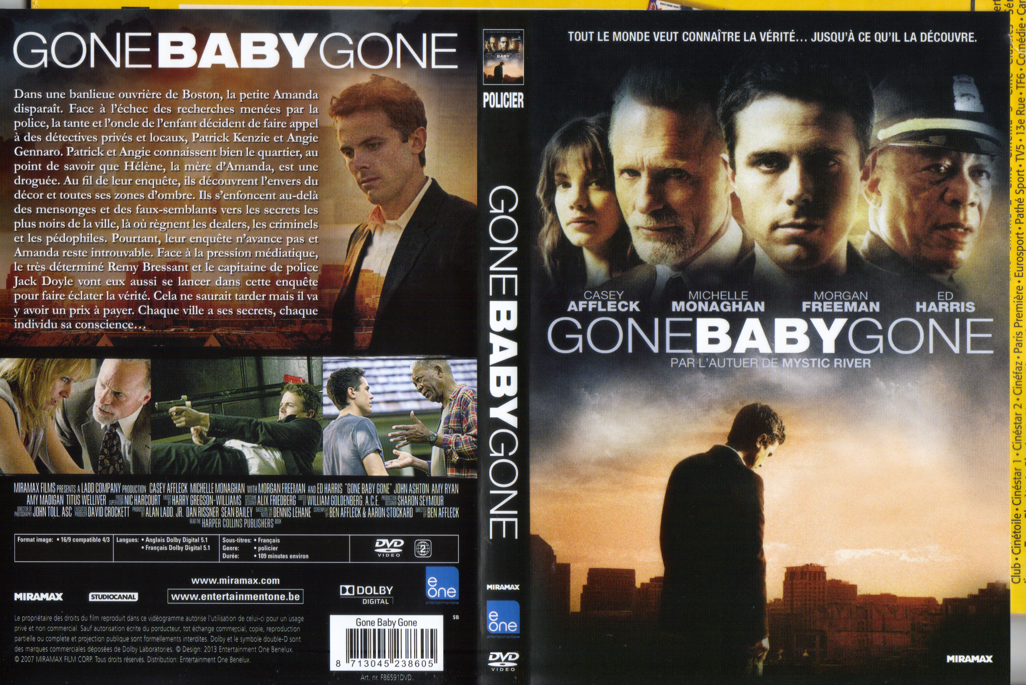 Jaquette DVD Gone baby gone v3