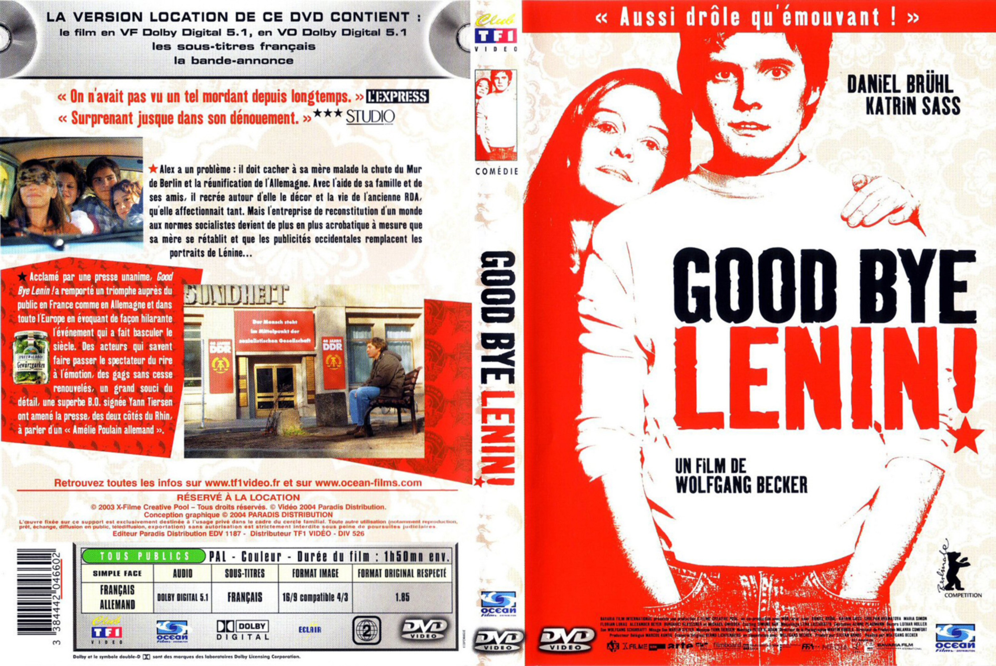 Jaquette DVD Good Bye Lenin