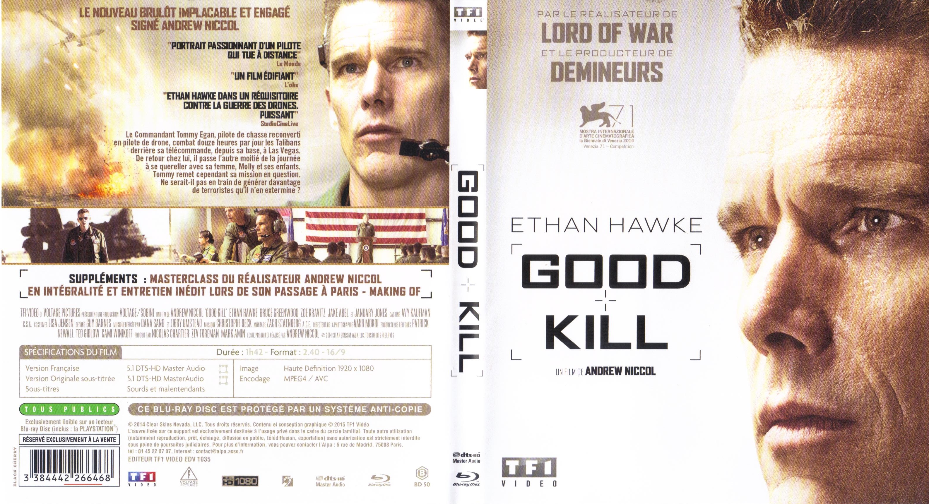 Jaquette DVD Good Kill (BLU-RAY)