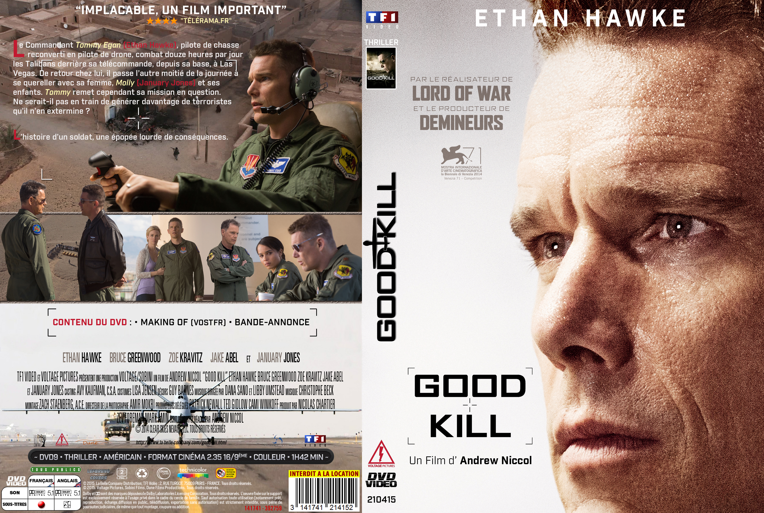 Jaquette DVD Good Kill custom