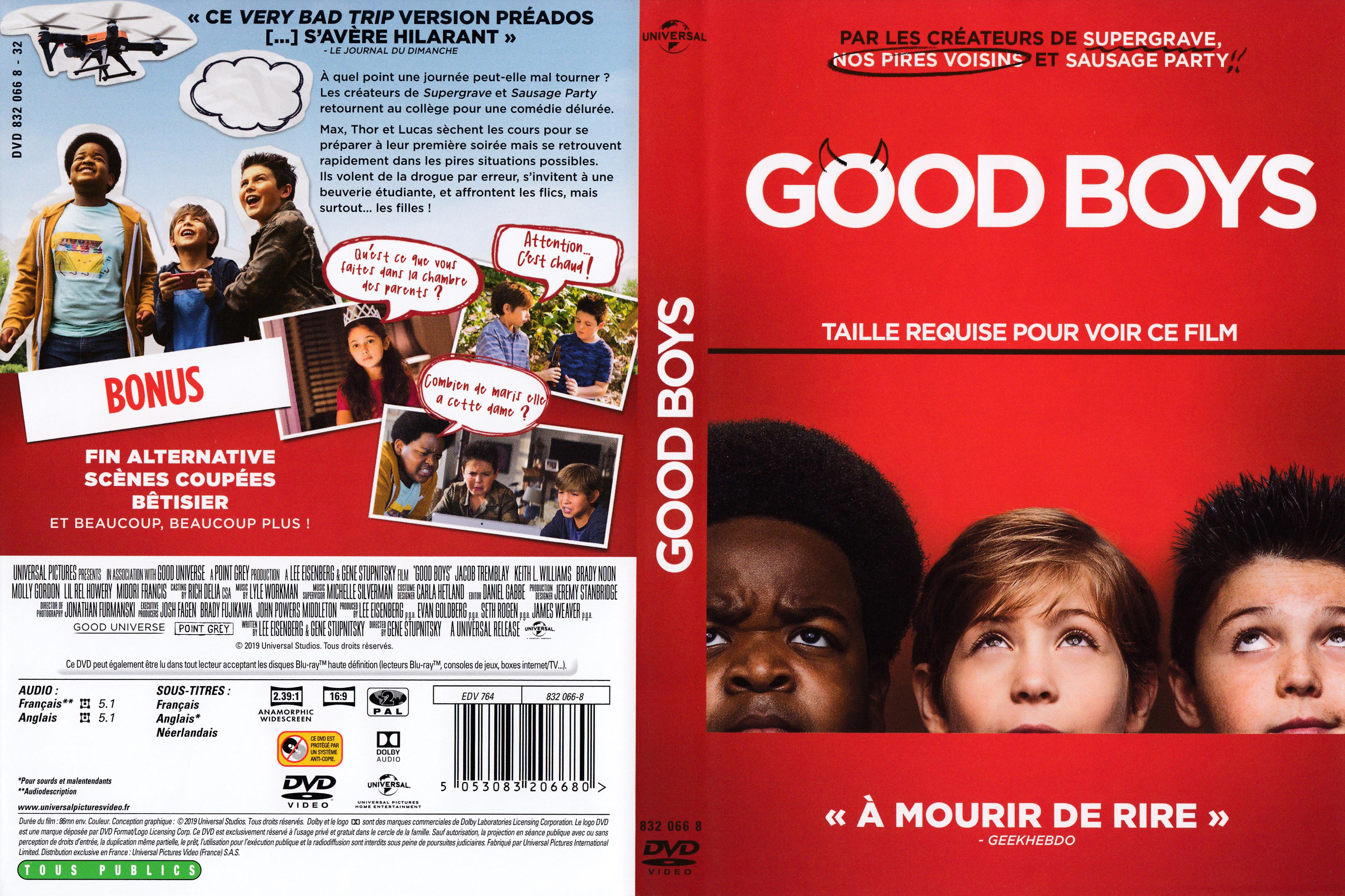 Jaquette DVD Good boys