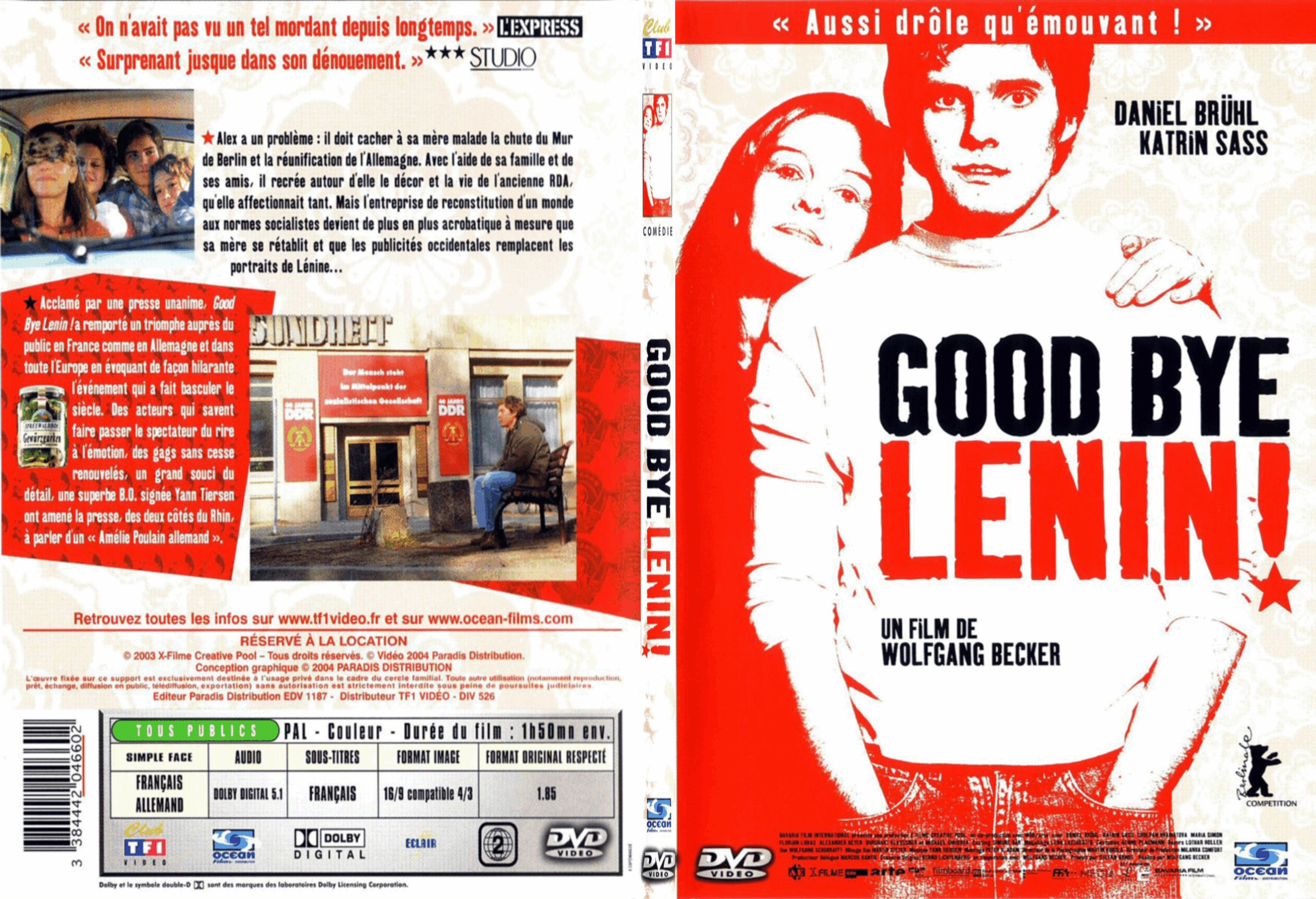 Jaquette DVD Good bye Lenin - SLIM