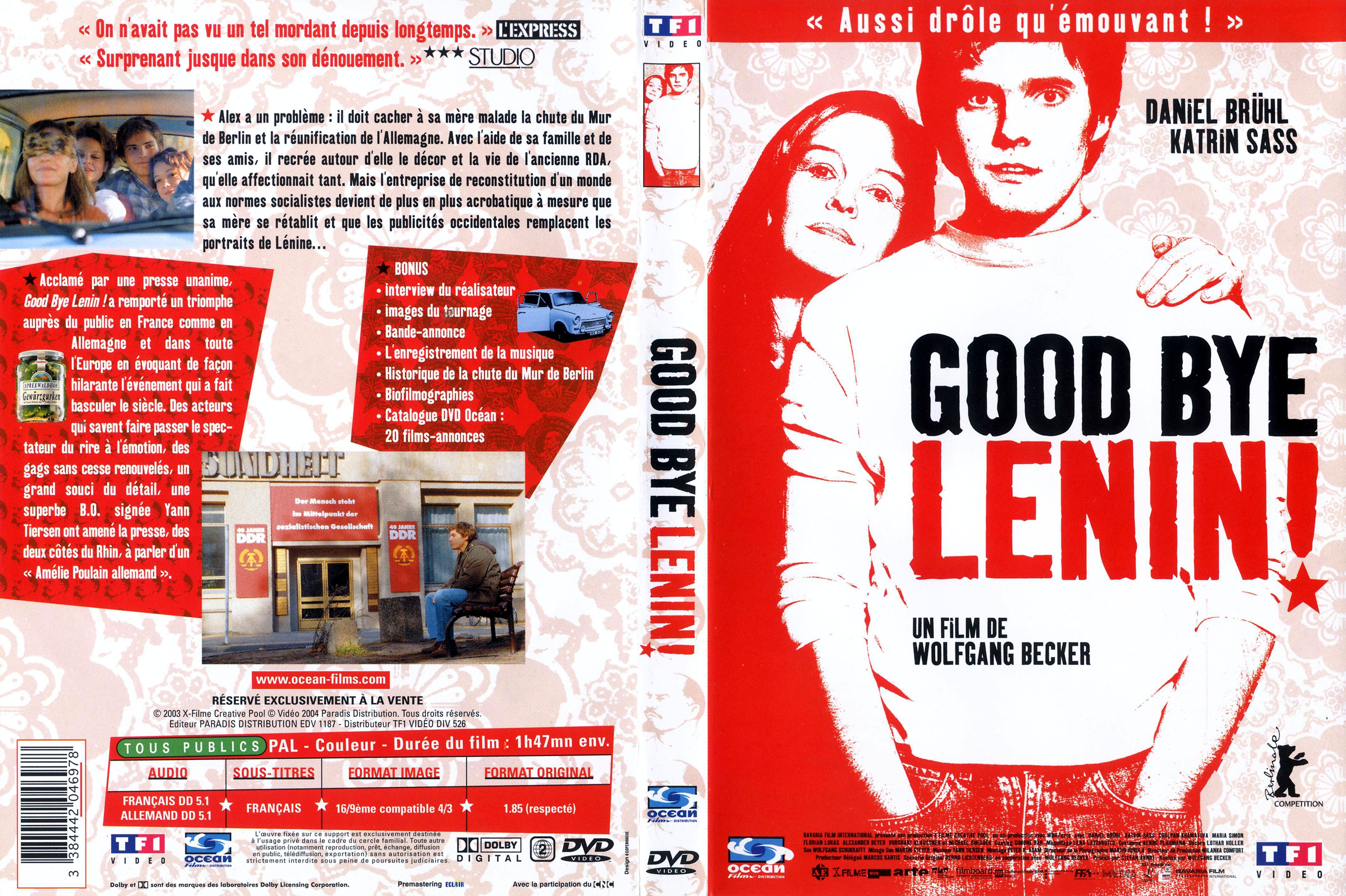 Jaquette DVD Good bye Lenin v2