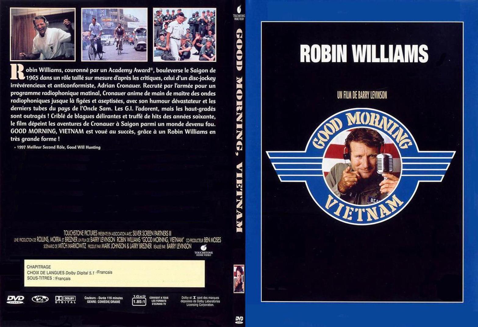 Jaquette DVD Good morning Vietnam - SLIM