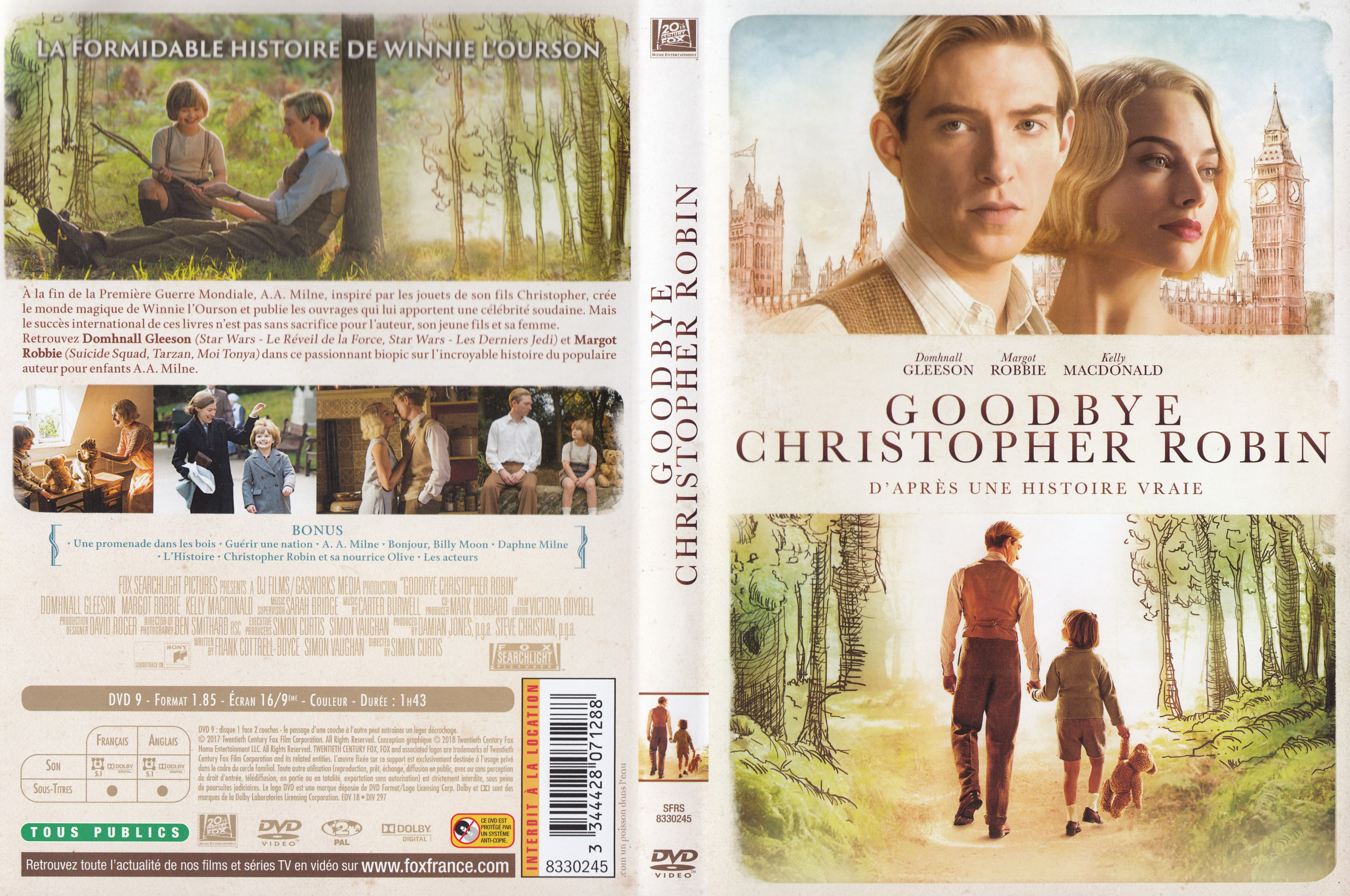 Jaquette DVD Goodbye Christopher Robin