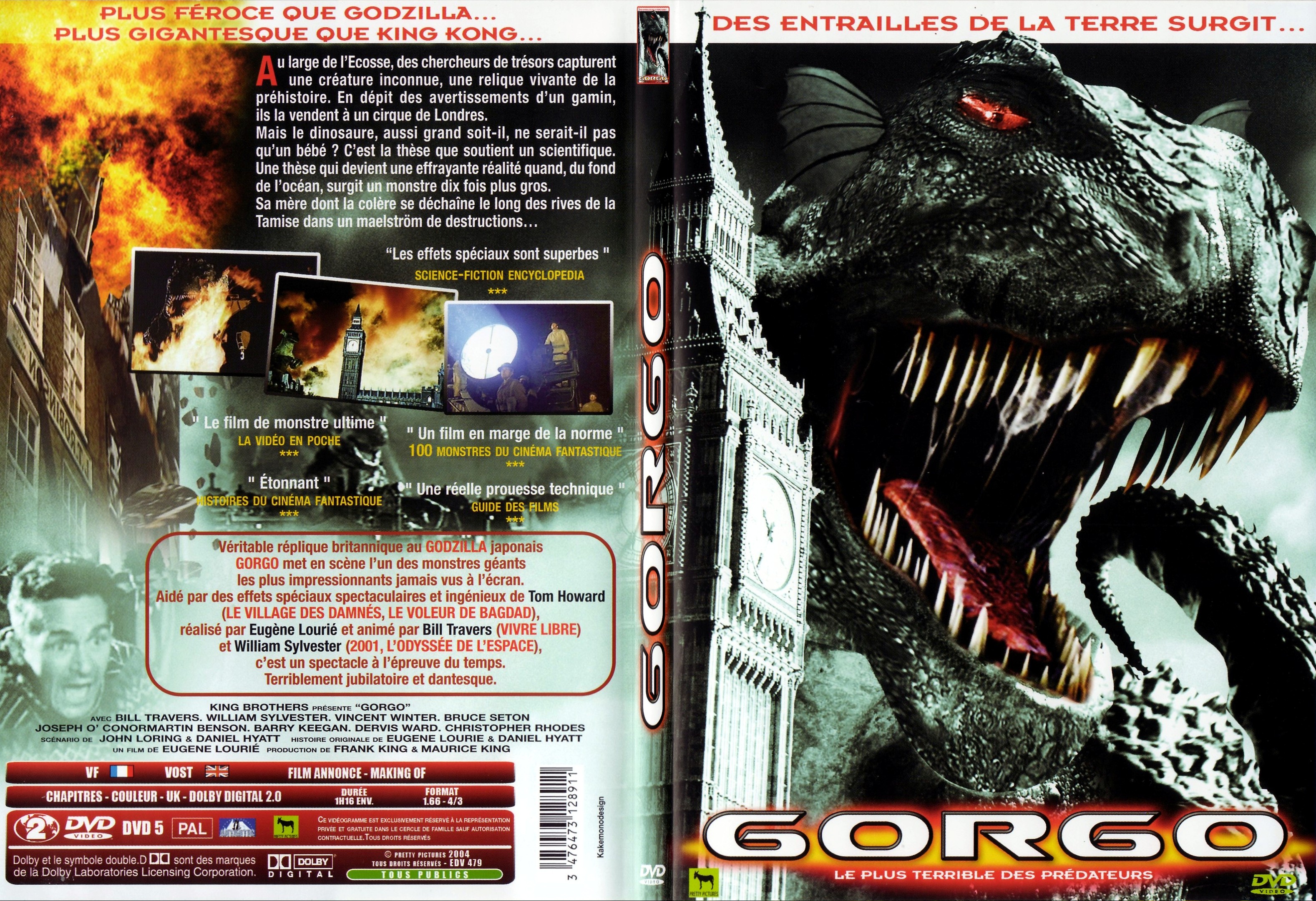 Jaquette DVD Gorgo - SLIM