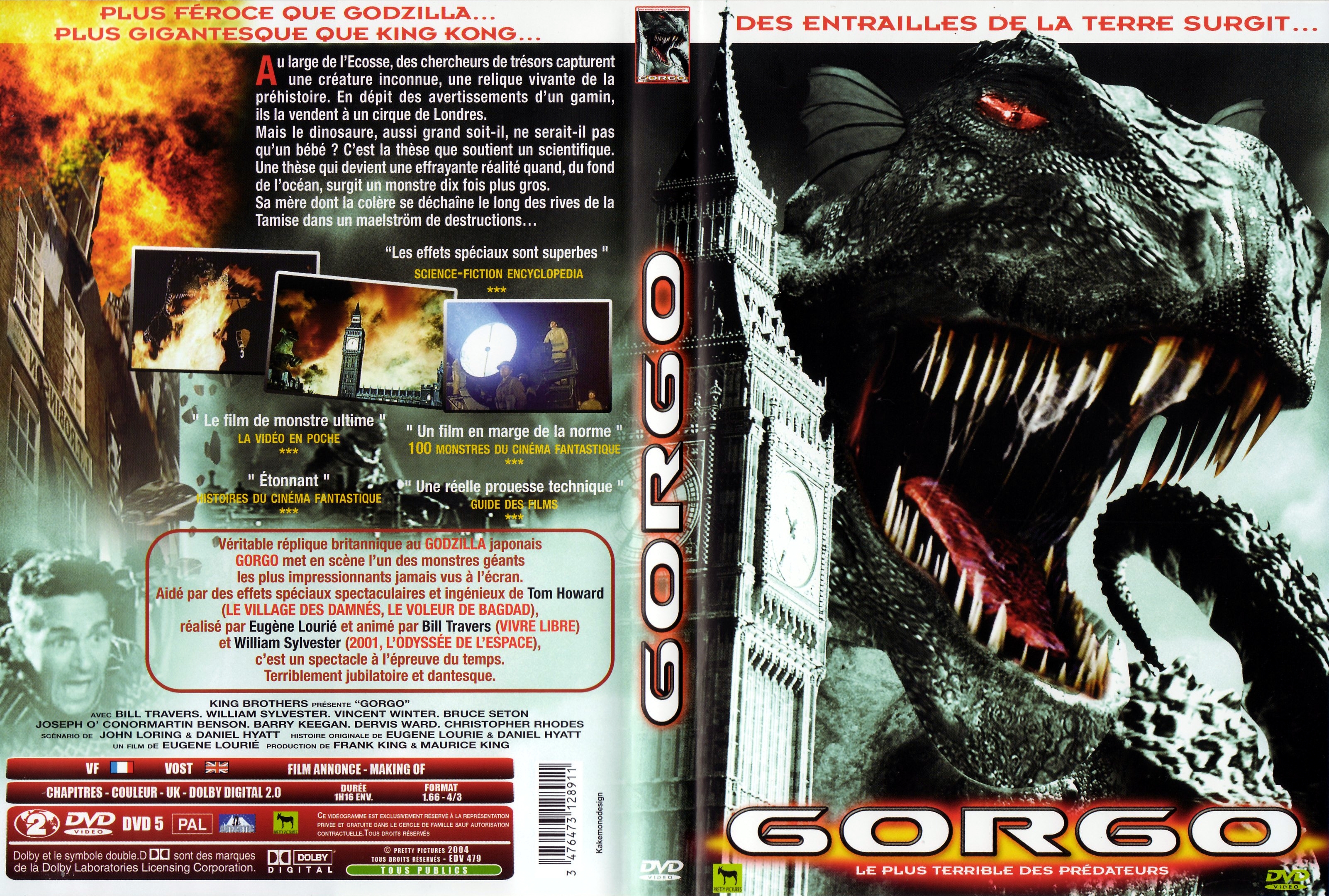 Jaquette DVD Gorgo v2