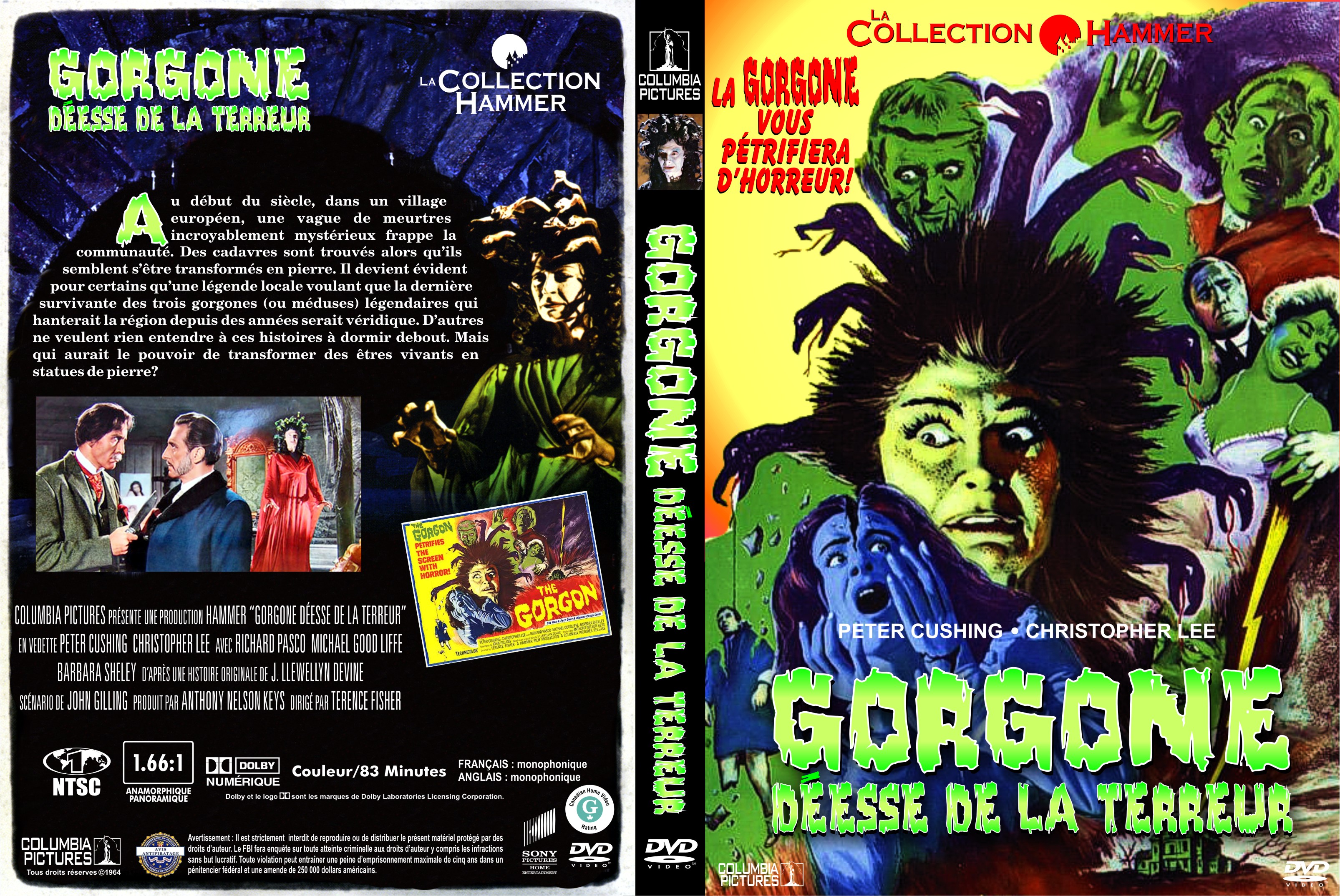 Jaquette DVD Gorgone Desse de la terreur custom