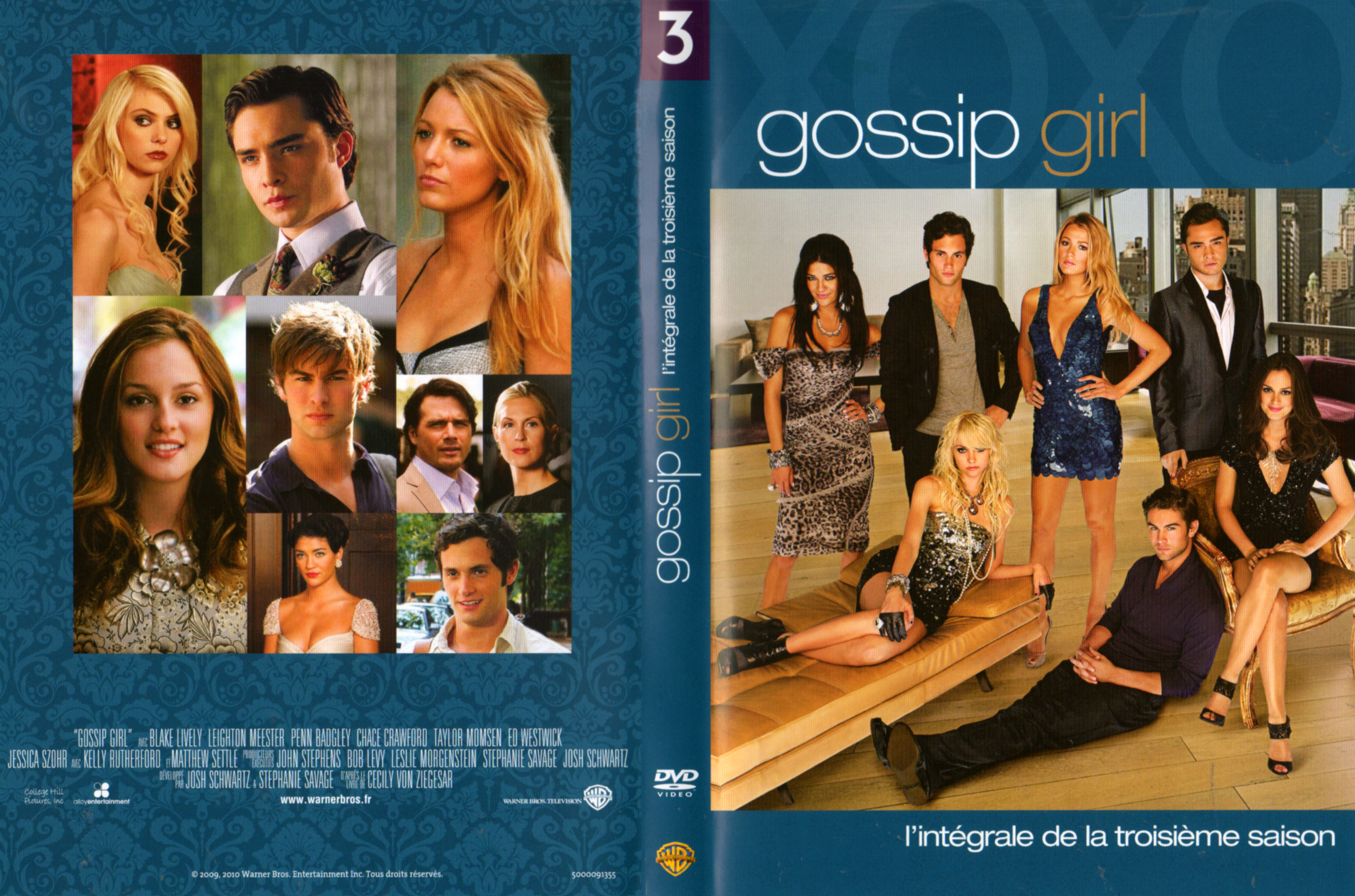 Jaquette DVD Gossip girl Saison 3 COFFRET v2