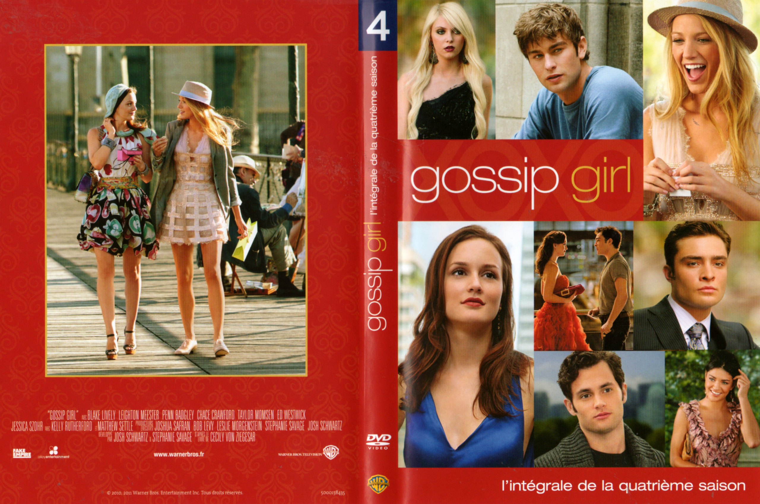 Jaquette DVD Gossip girl Saison 4 COFFRET v2