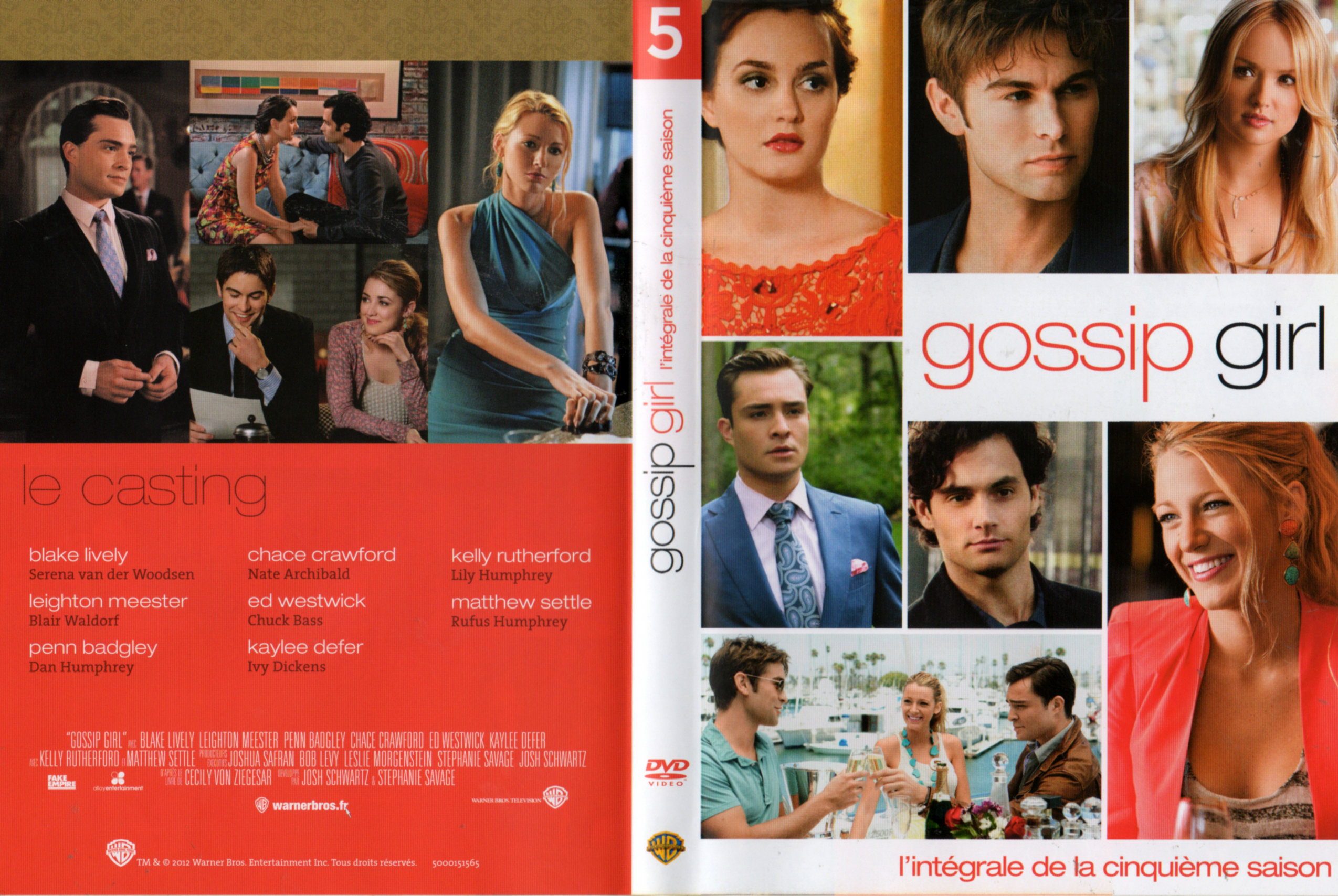 Jaquette DVD Gossip girl Saison 5 COFFRET v2