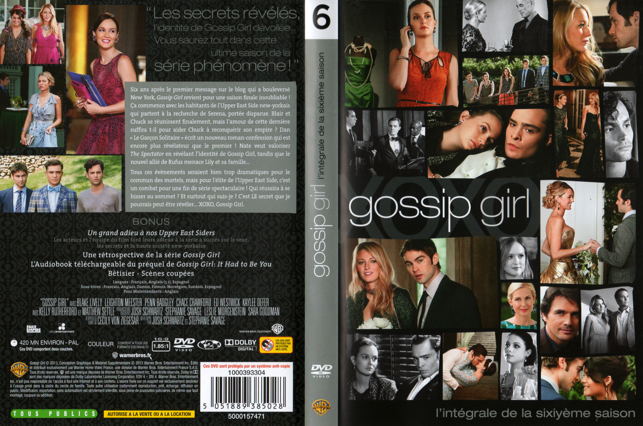 Jaquette DVD Gossip girl Saison 6 COFFRET