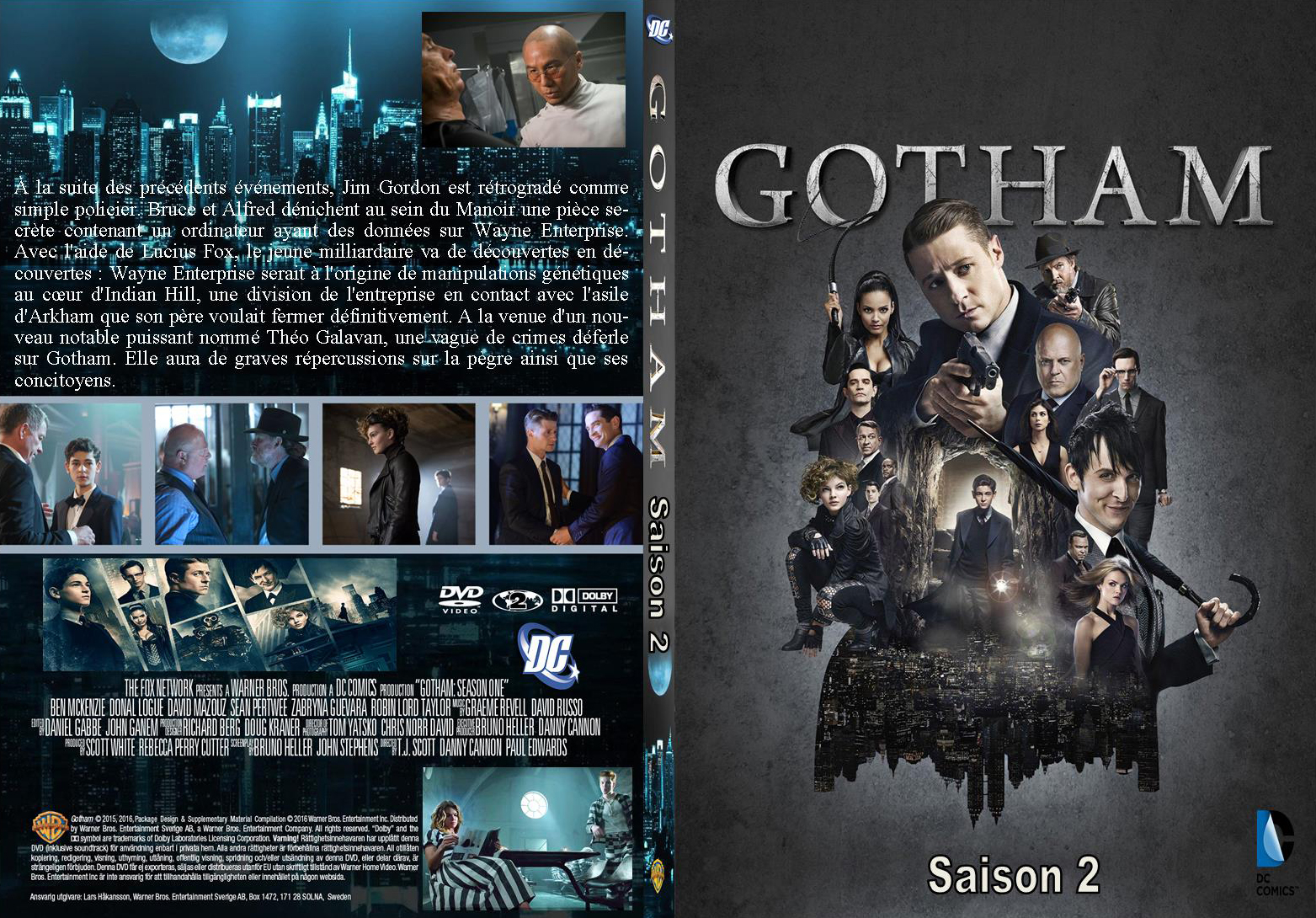 Jaquette DVD Gotham Saison 2 custom v2