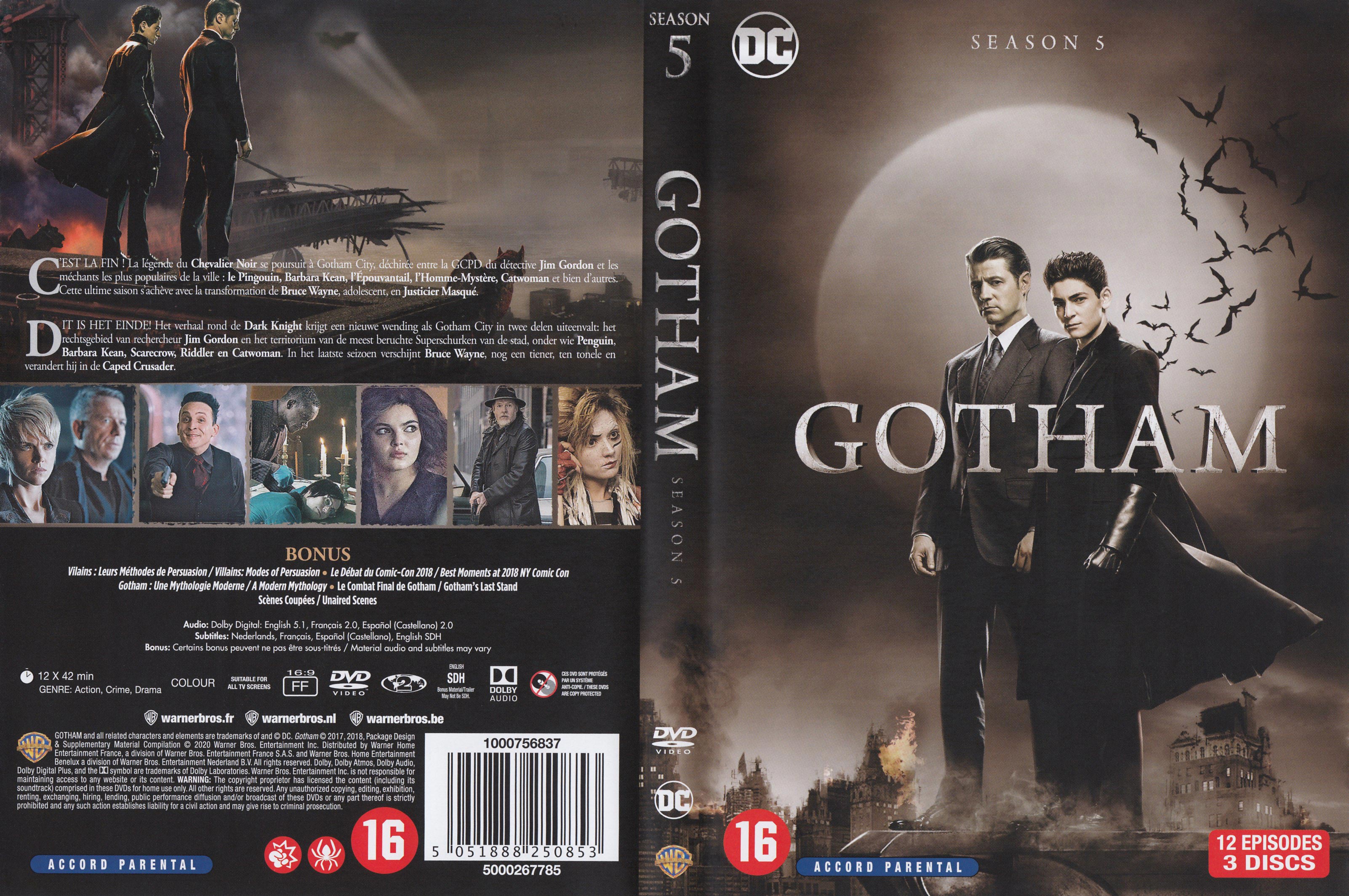 Jaquette DVD Gotham Saison 5