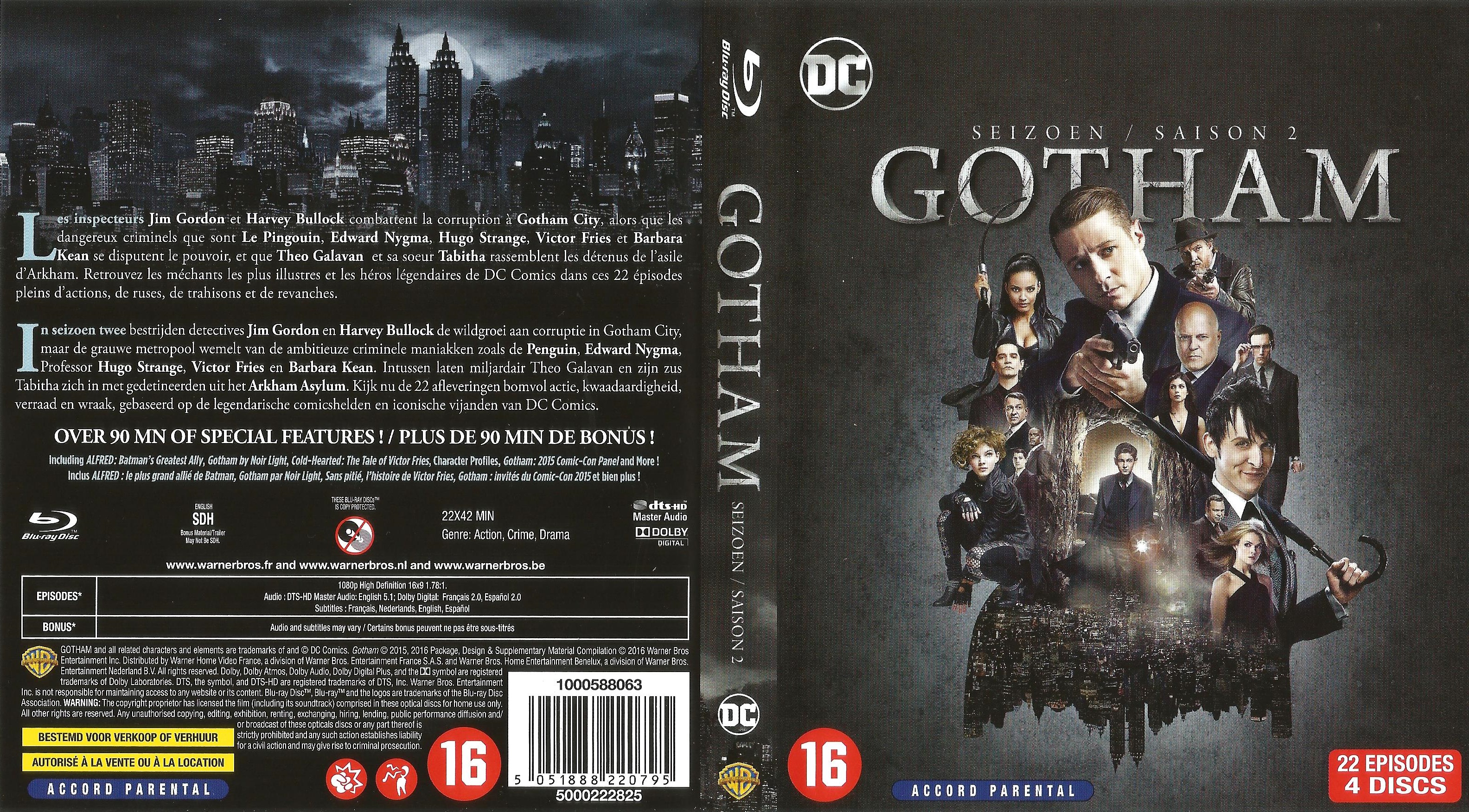 Jaquette DVD Gotham saison 2 (BLU-RAY)