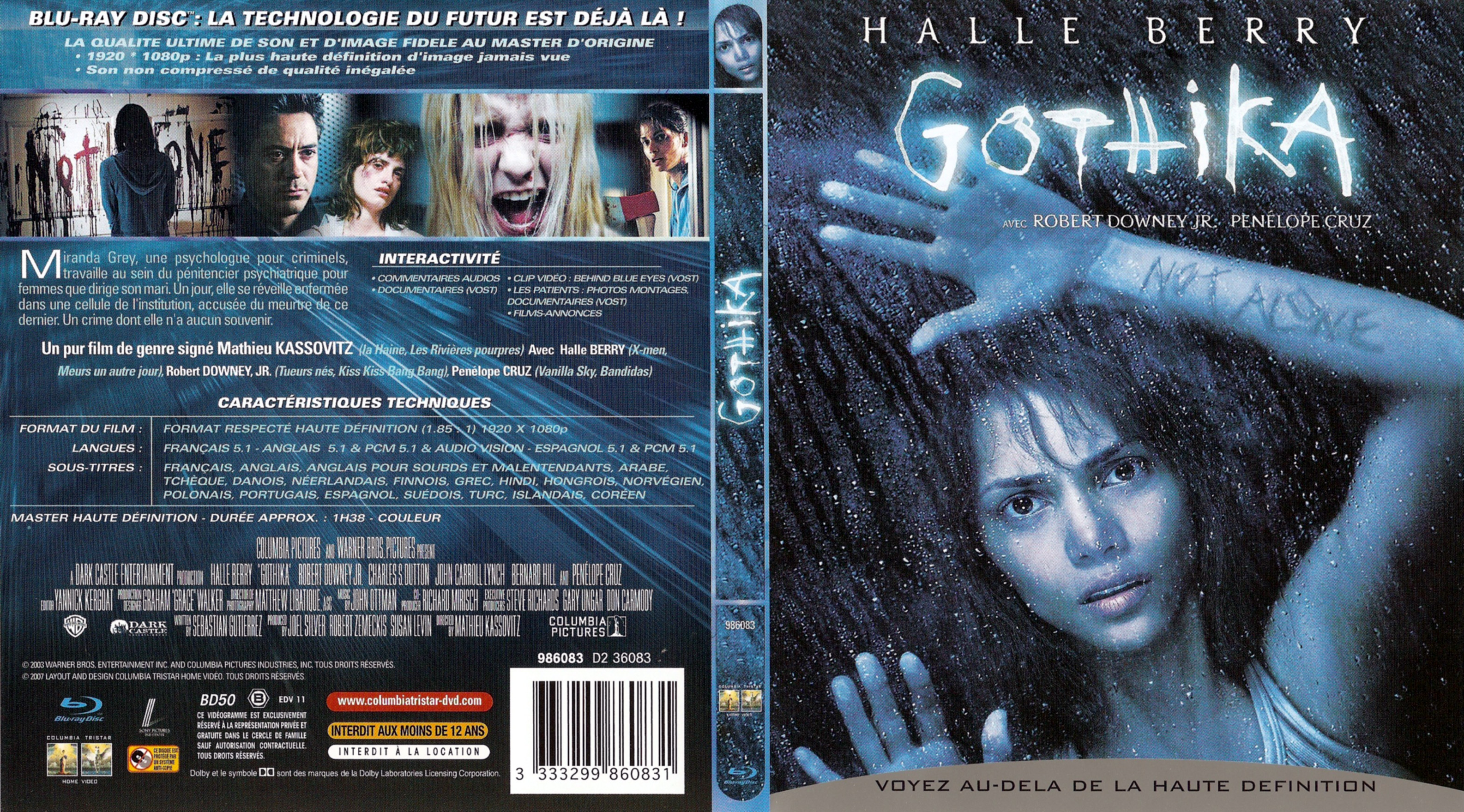 Jaquette DVD Gothika (BLU-RAY)