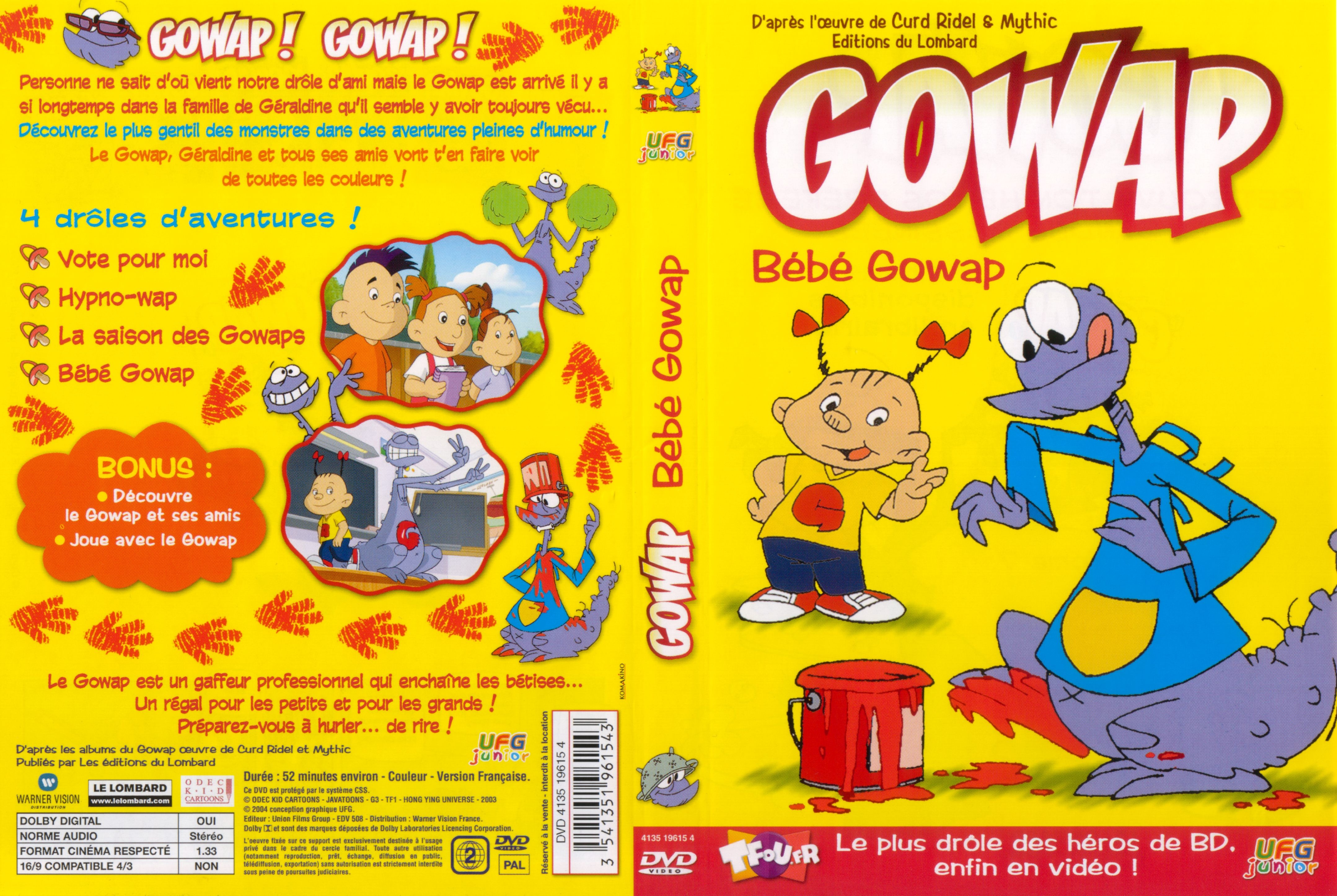 Jaquette DVD Gowap bebe gowap