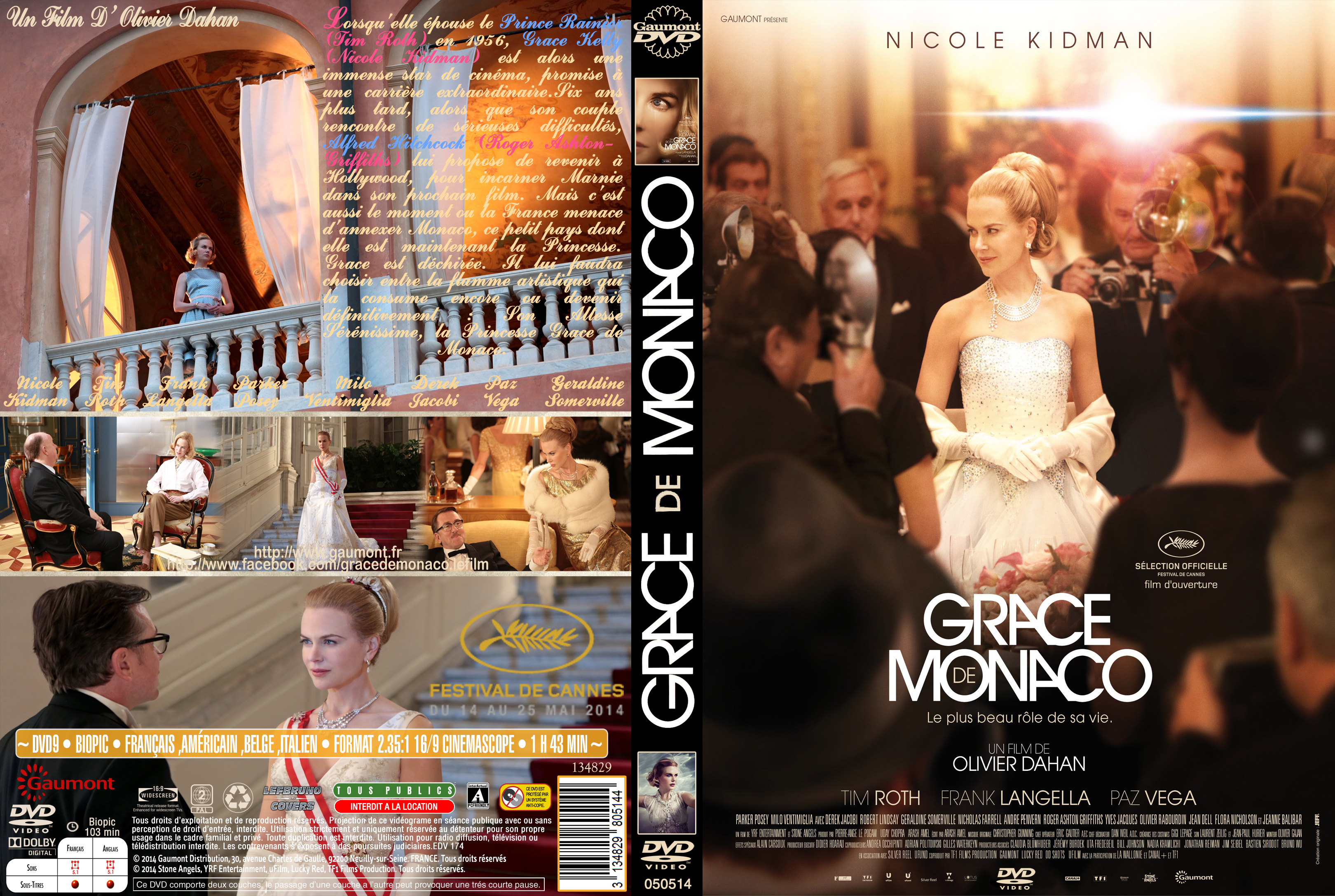 Jaquette DVD Grace de Monaco custom