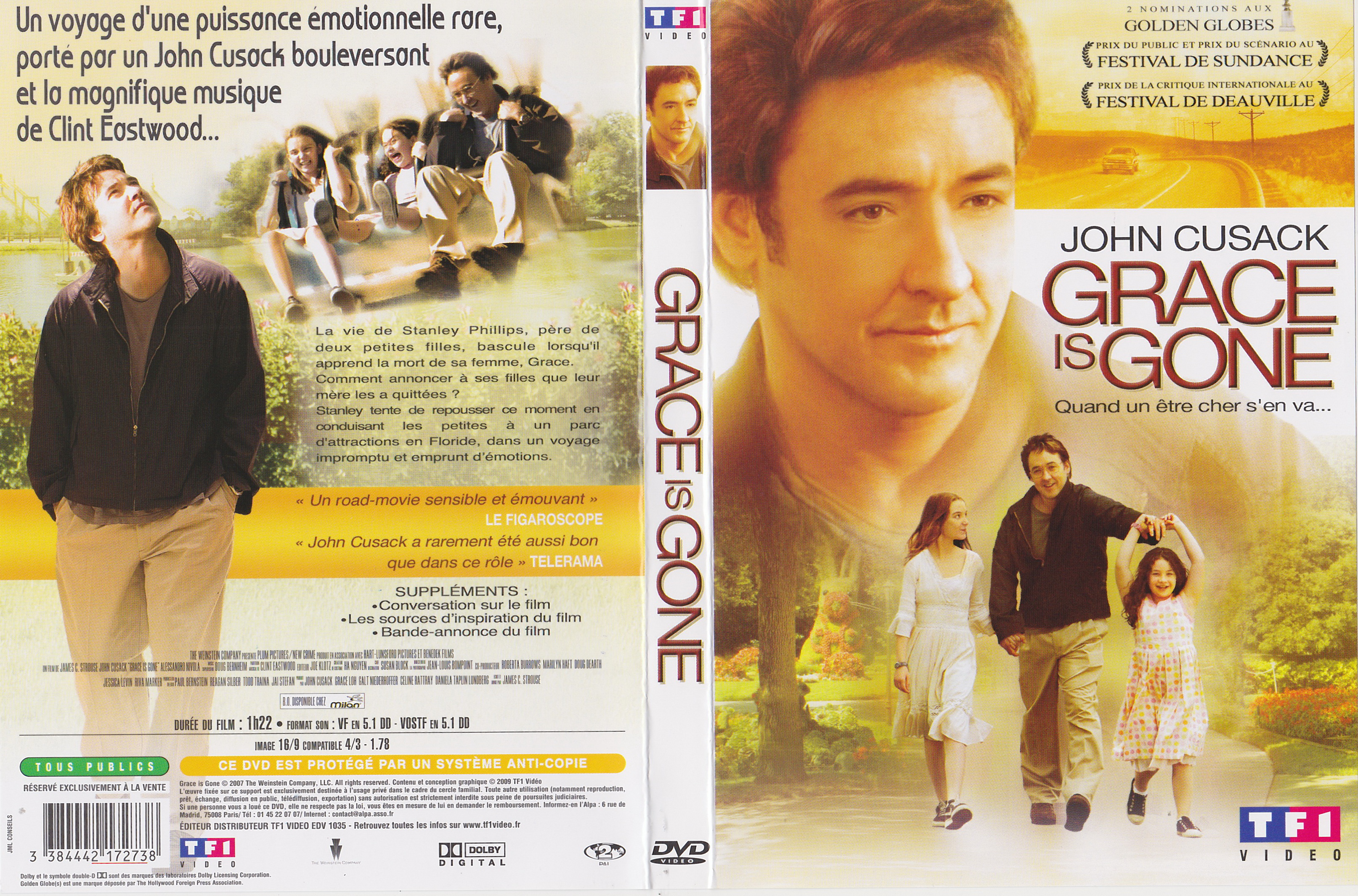 Jaquette DVD Grace is gone