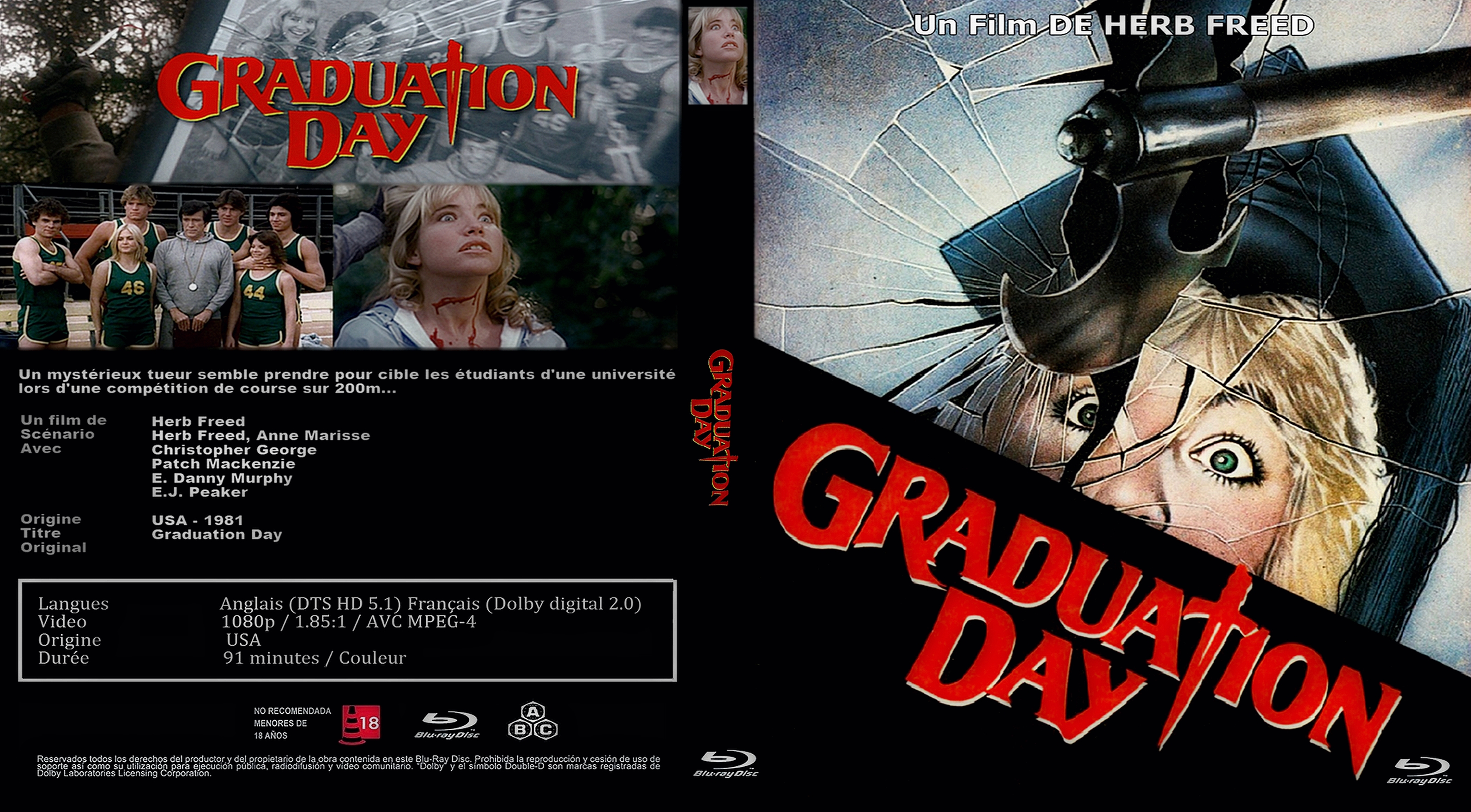 Jaquette DVD Graduation Day custom (BLU-RAY)