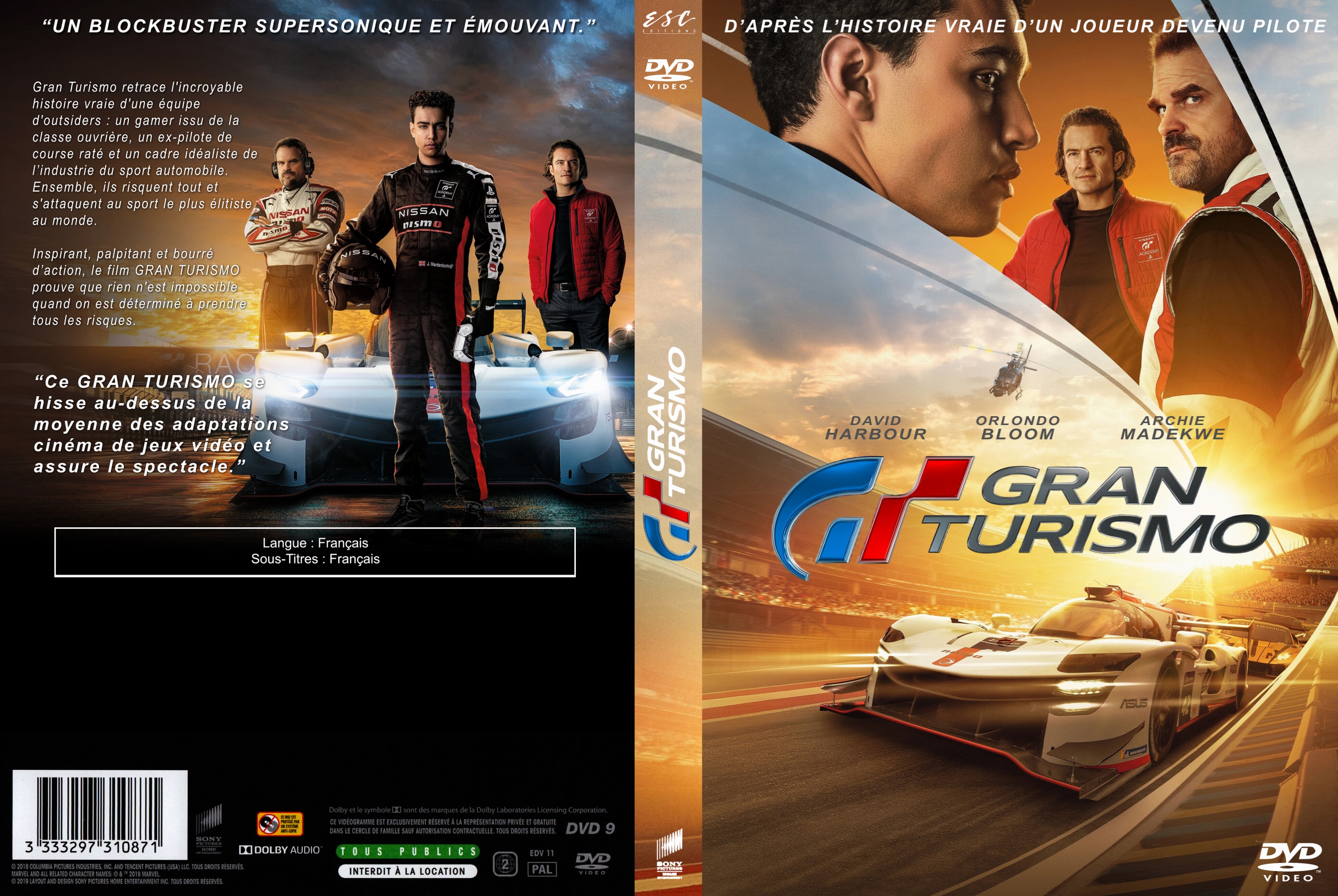 Jaquette DVD Gran Turismo custom