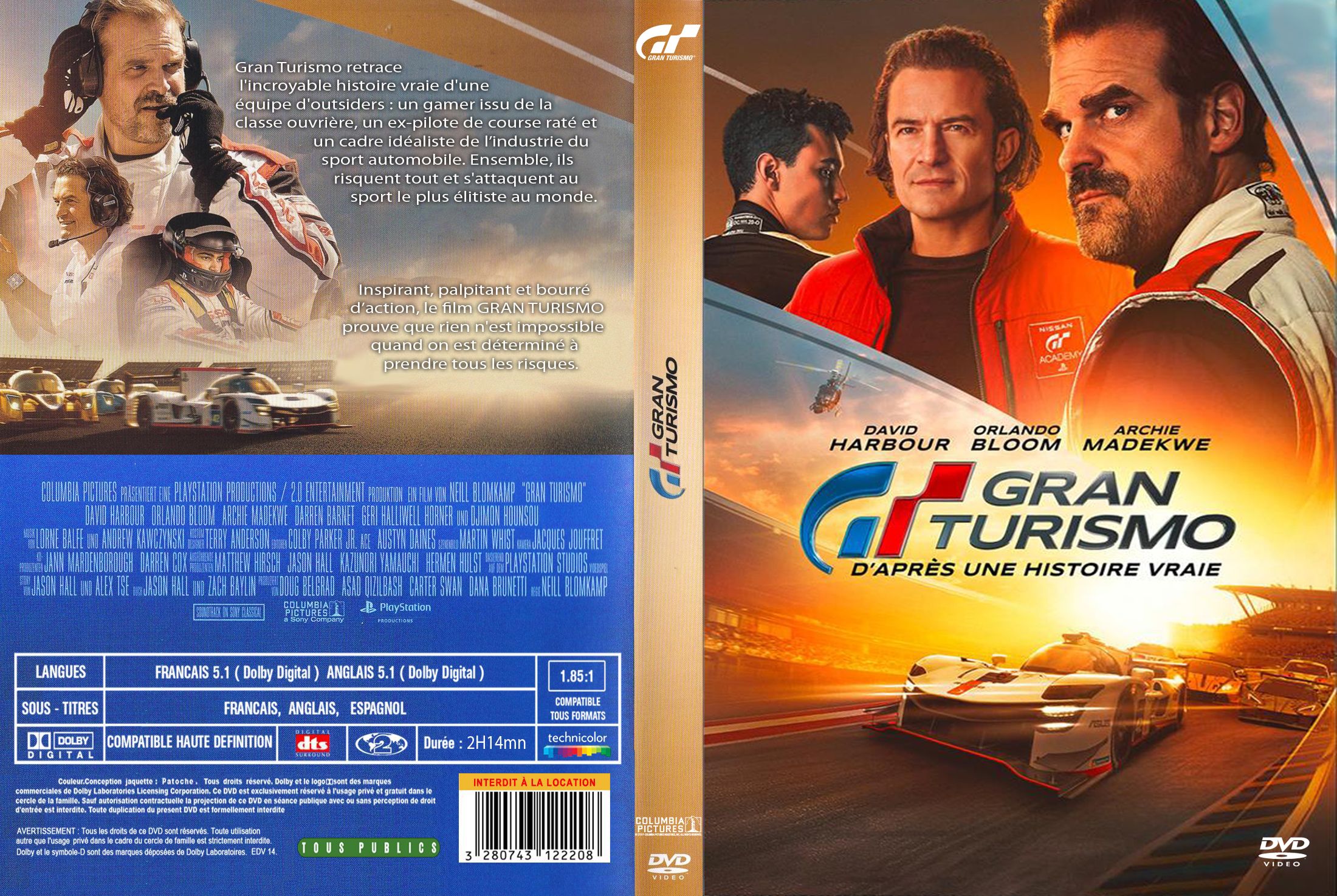 Jaquette DVD Gran Turismo custom v2