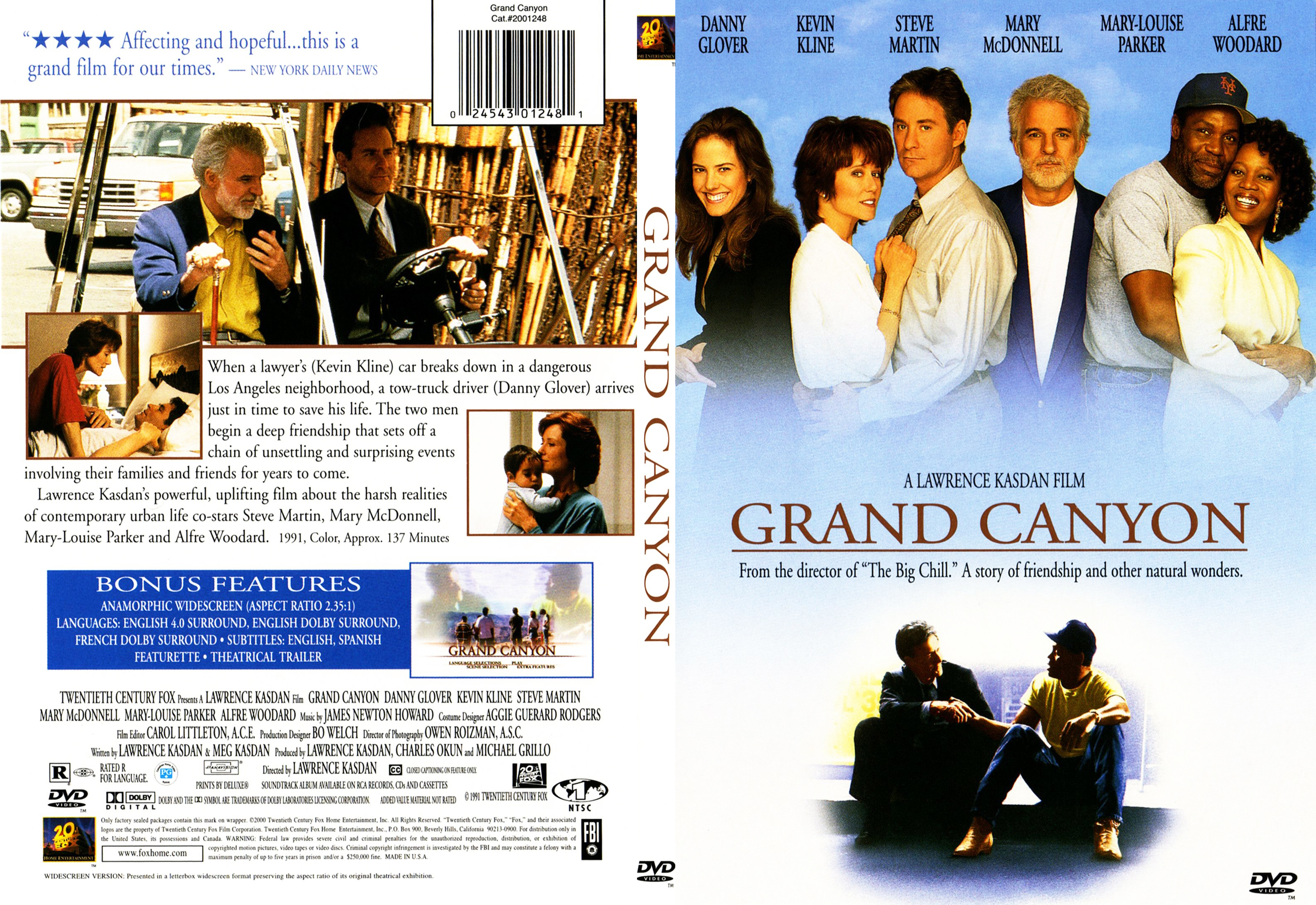 Jaquette DVD Grand canyon - SLIM