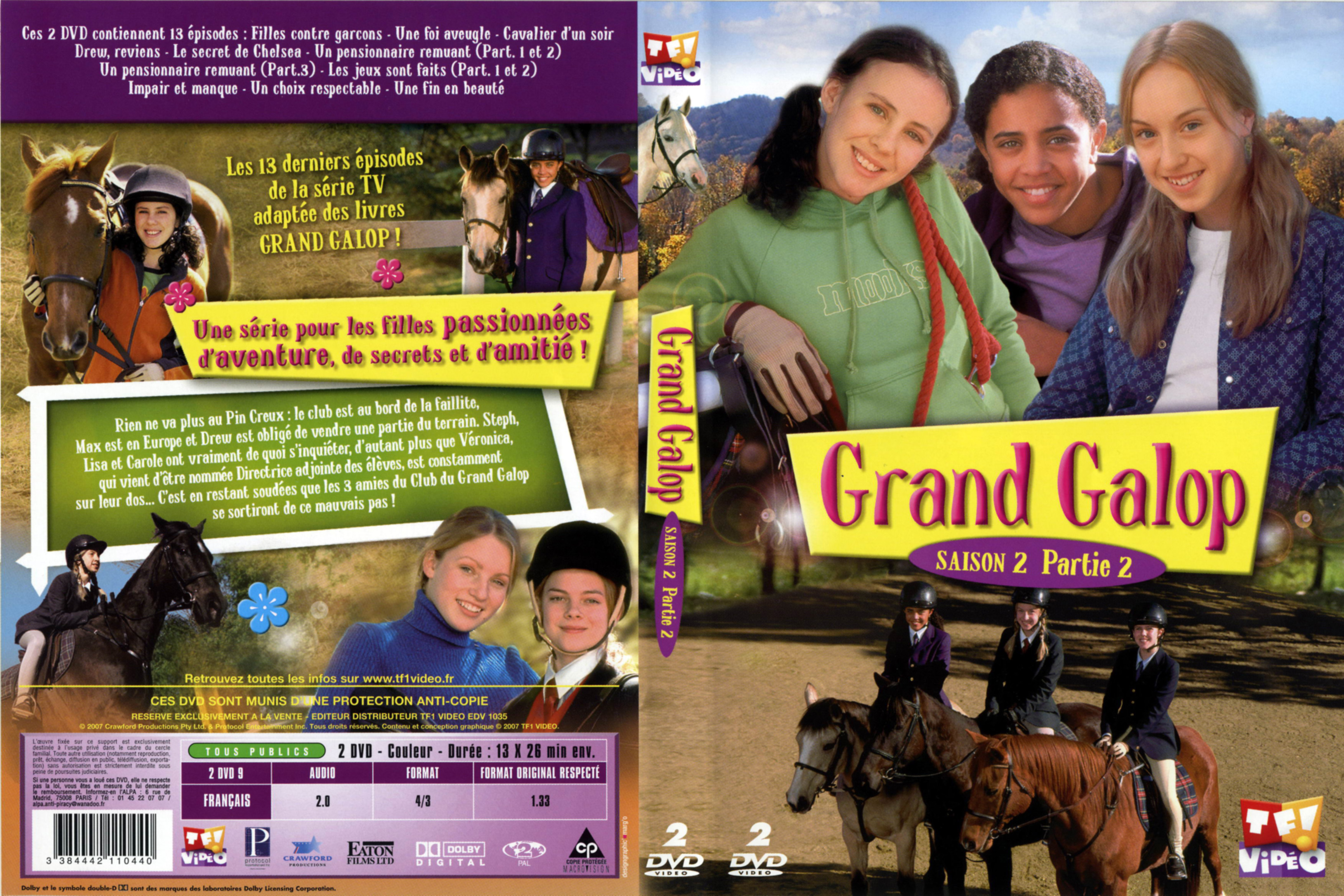 Jaquette DVD Grand galop Saison 2 Partie 2
