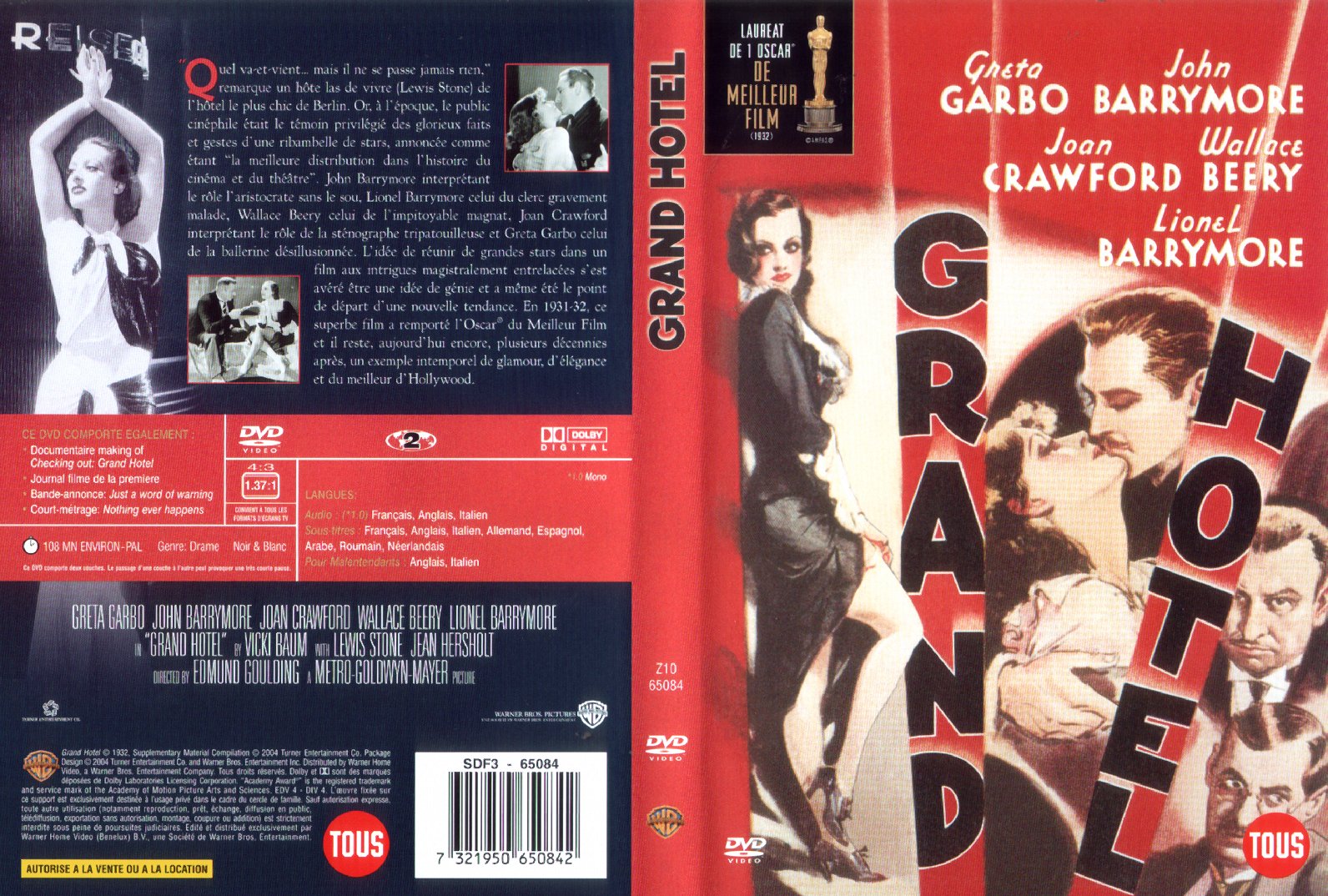 Jaquette DVD Grand htel